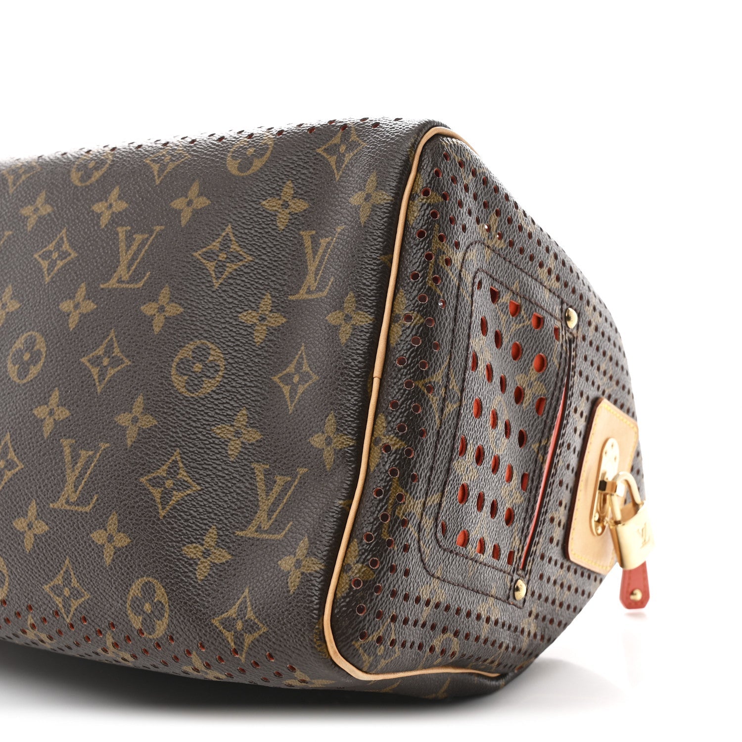 Monogram Perforated Speedy 30 Orange