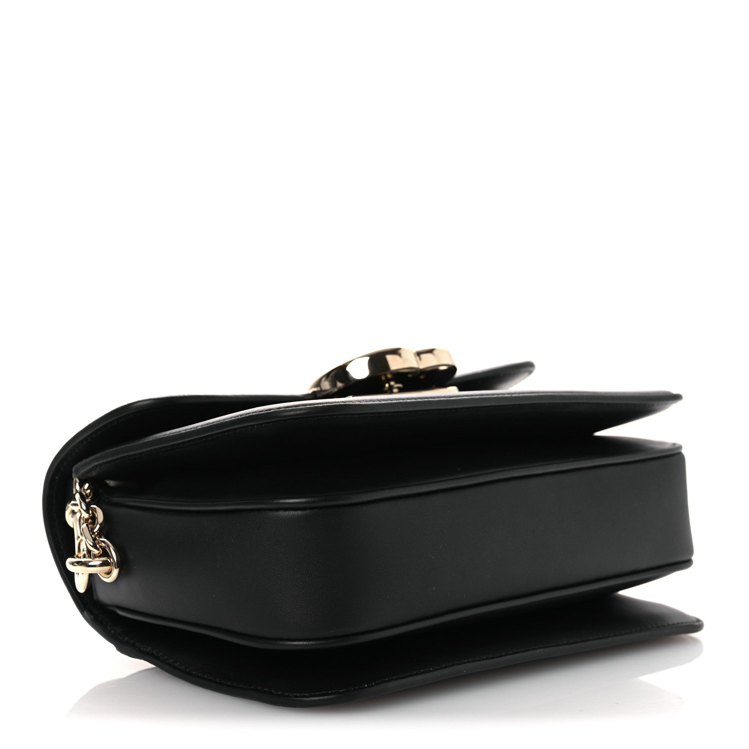 Crepe Wool Silk GG Monogram Go Small Shoulder Bag Black
