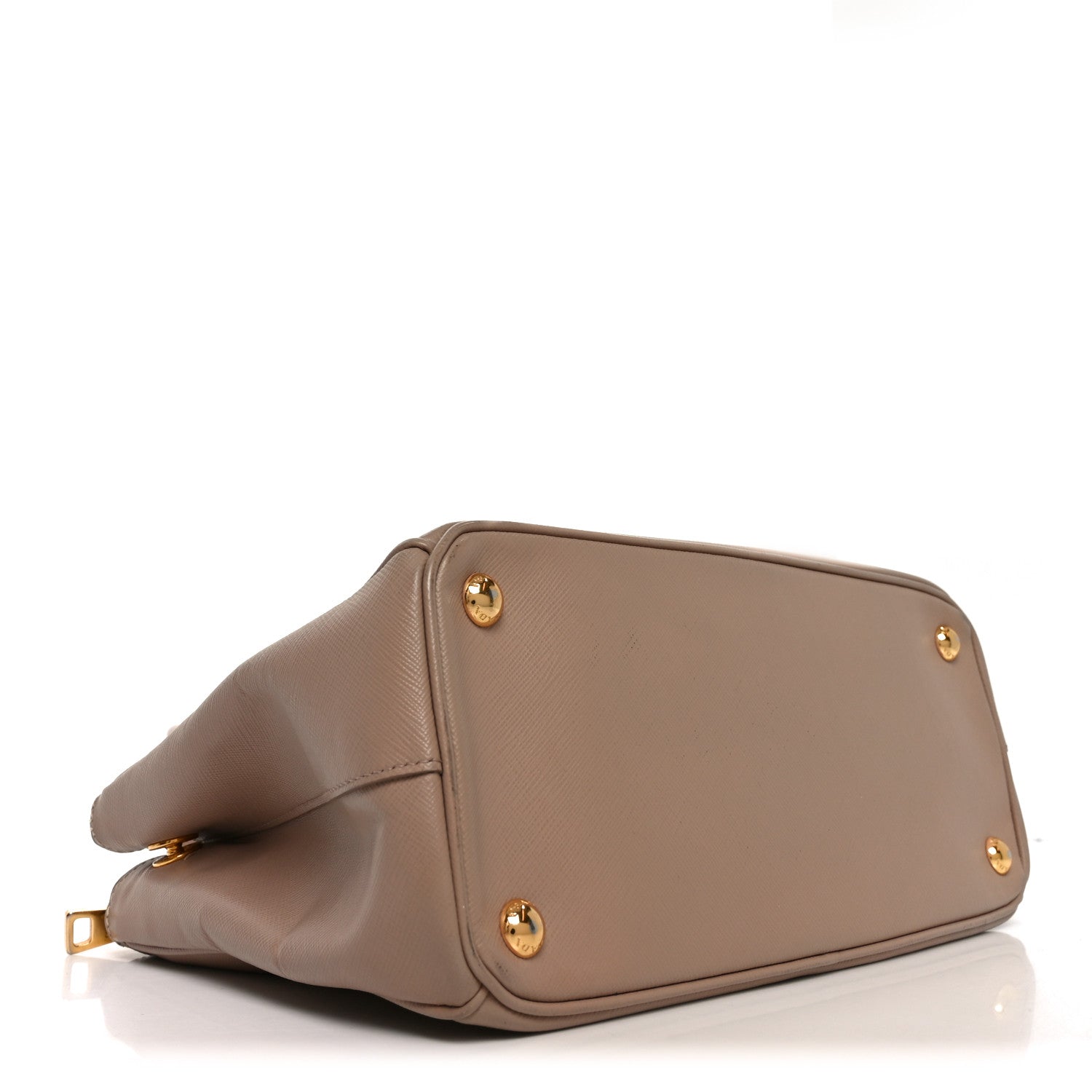 Saffiano Lux Small Galleria Double Zip Tote Cammeo