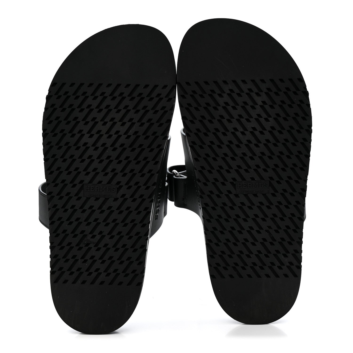 Calfskin Womens Chypre Sandals 38.5 Black