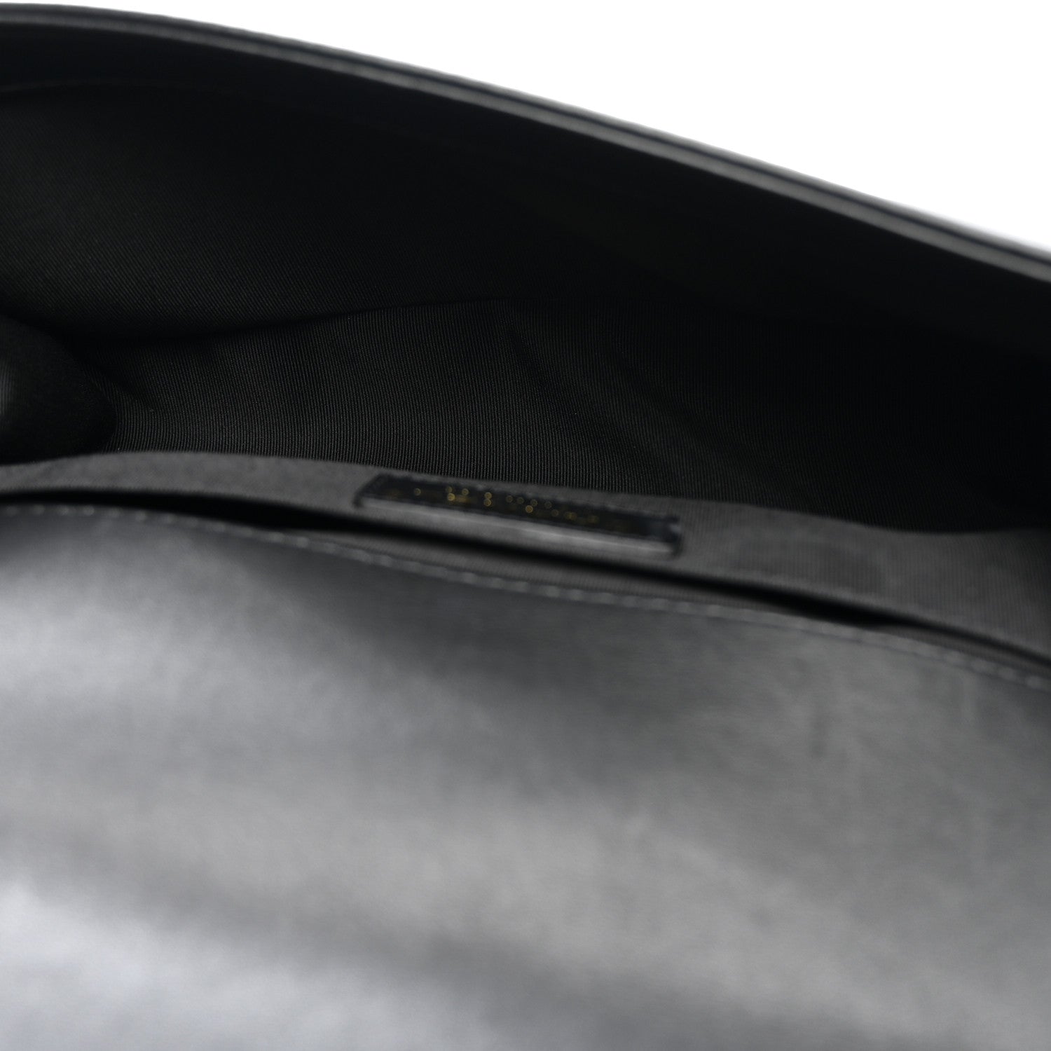 Lambskin Quilted Medium Chain Around Boy Flap Black