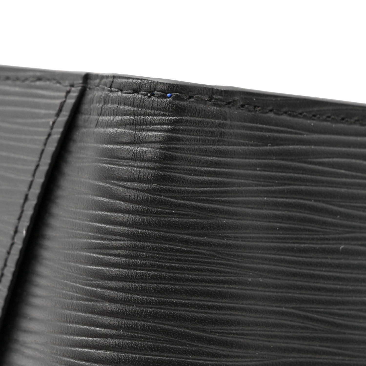 Epi Monogram Eclipse Pocket Organizer Black Blue