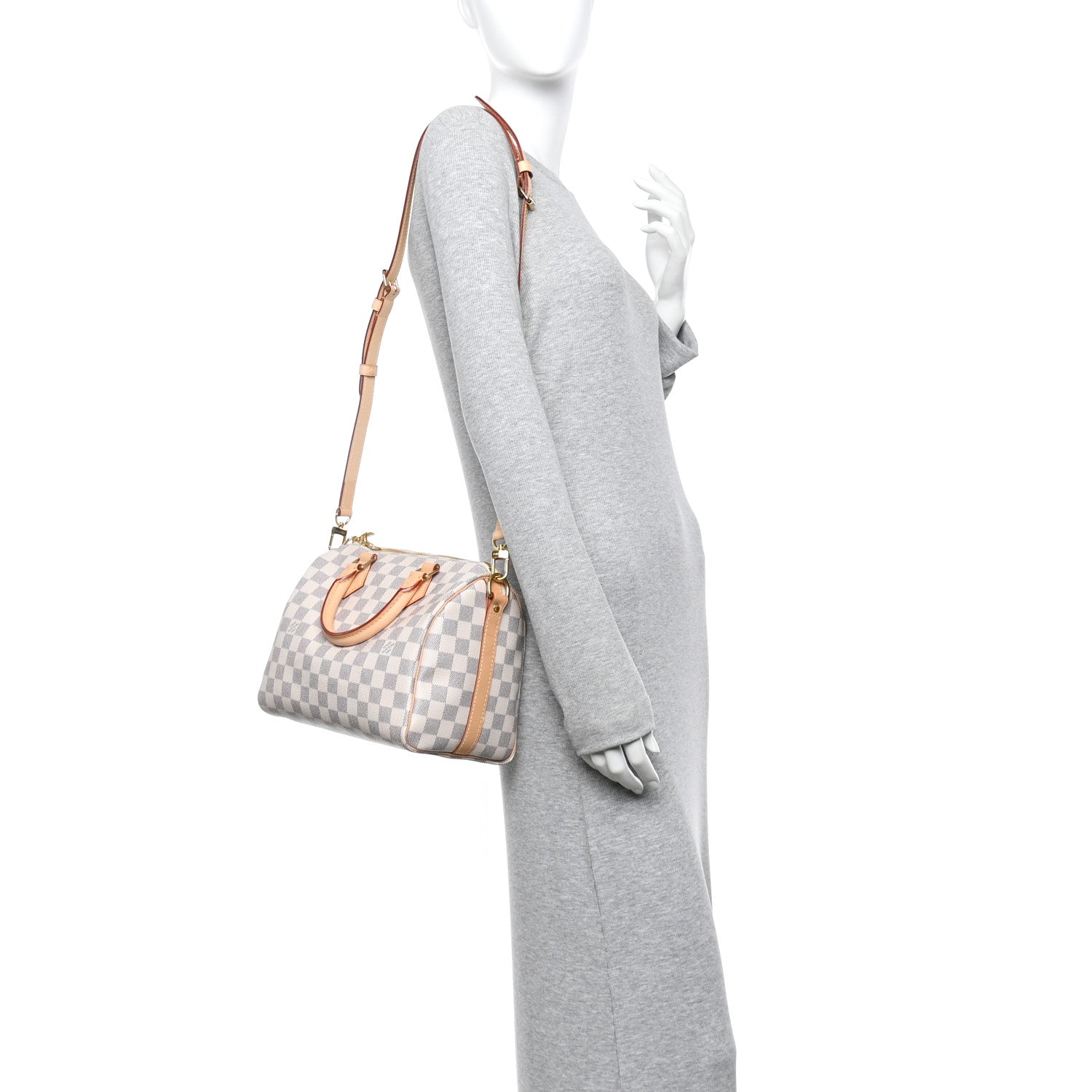 Damier Azur Speedy Bandouliere 25