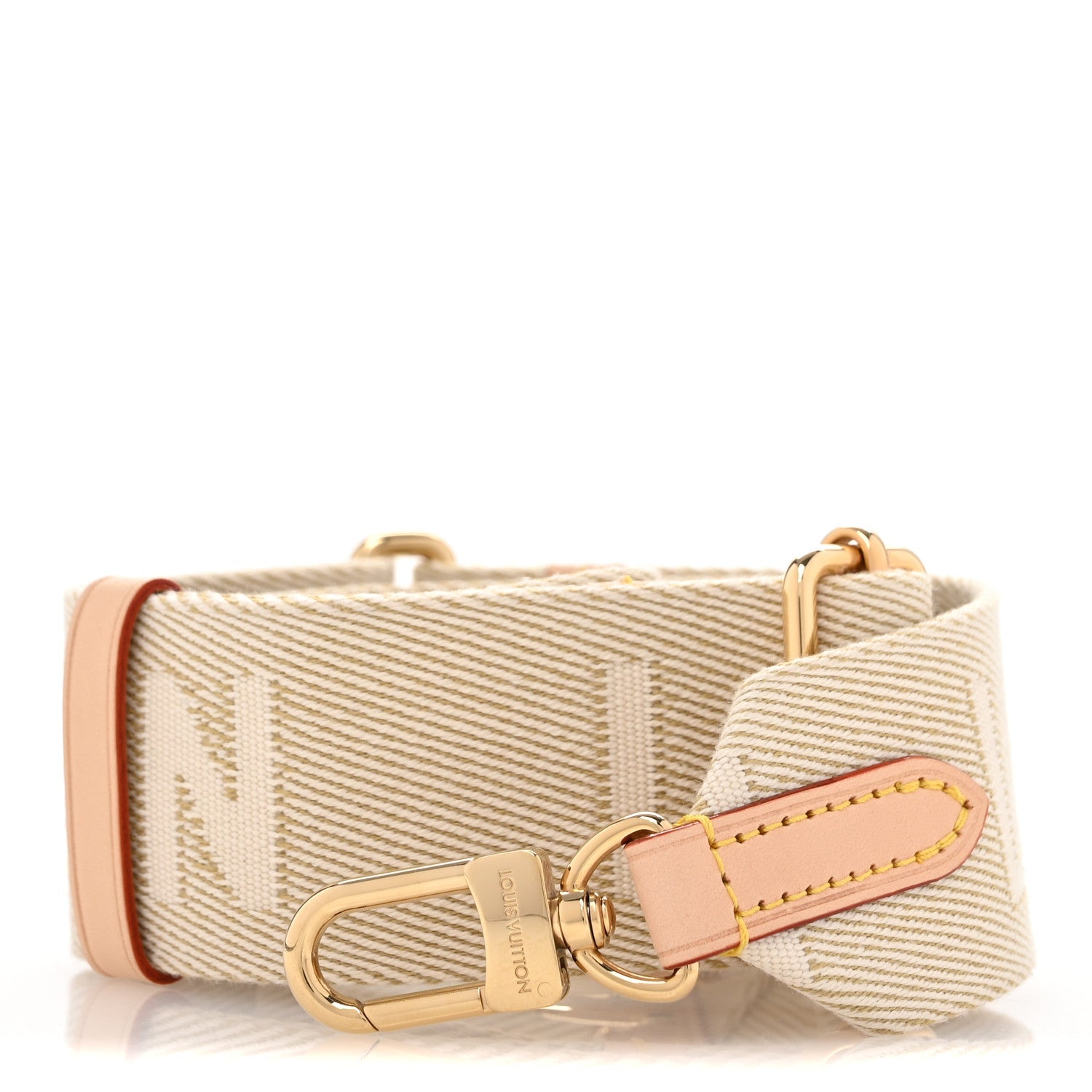 Jacquard High Rise Shoulder Strap Beige