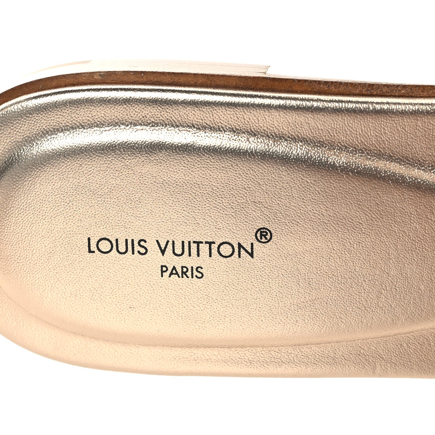 Tweed Sequin LV Mare Flat Mule Sandals 39 Light Gold