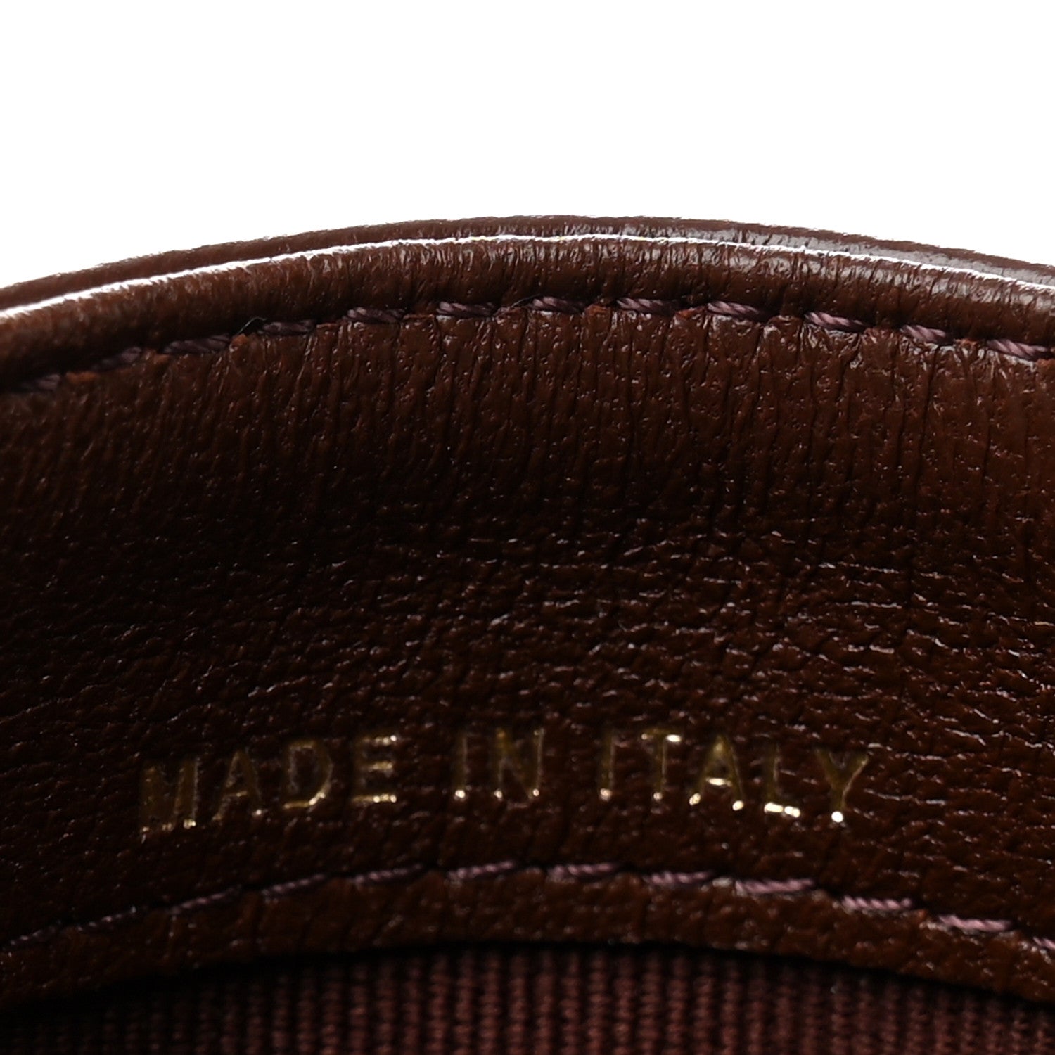 Lambskin Quilted Card Holder Burgundy