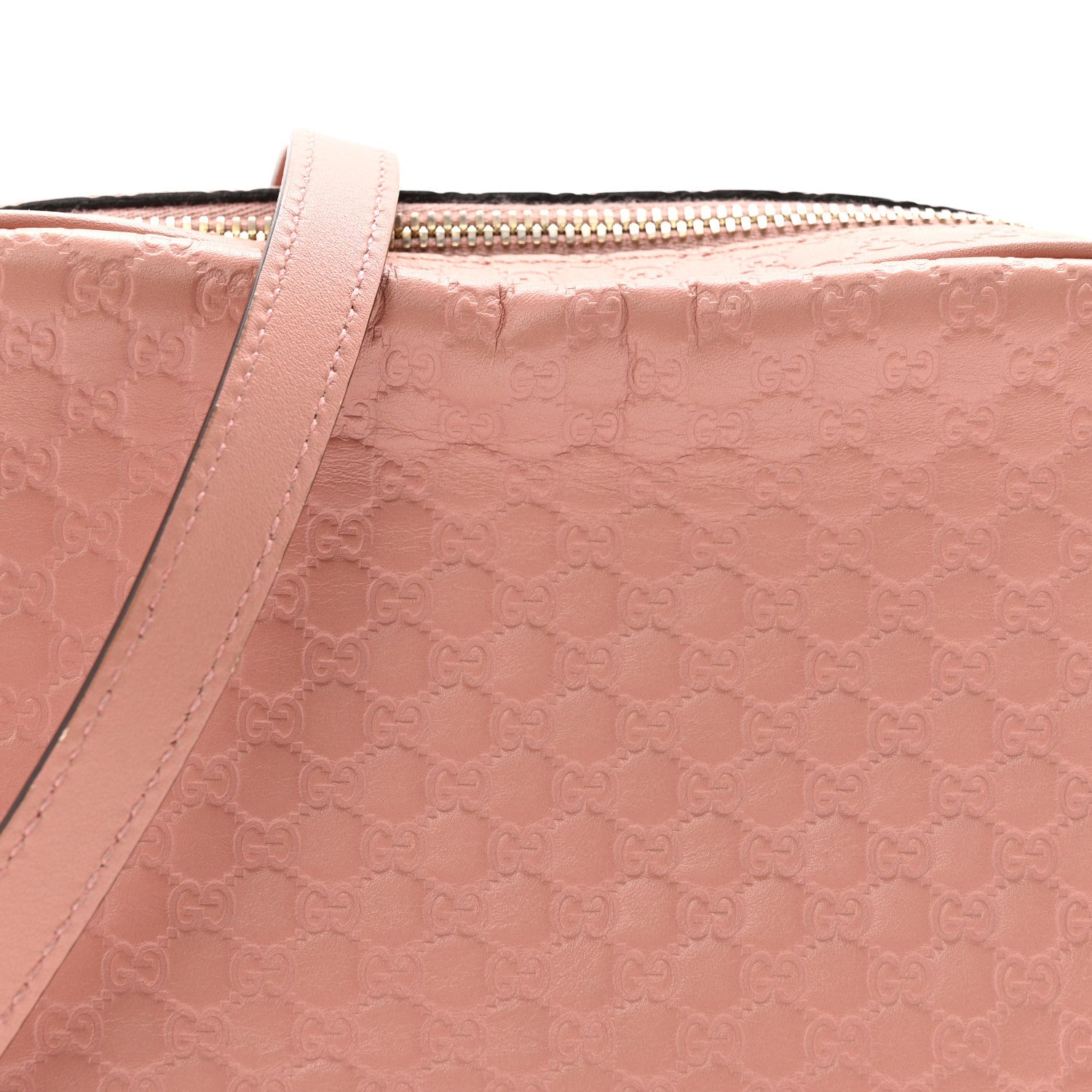 Soft Microguccissima Mini Bree Messenger Bag Soft Pink