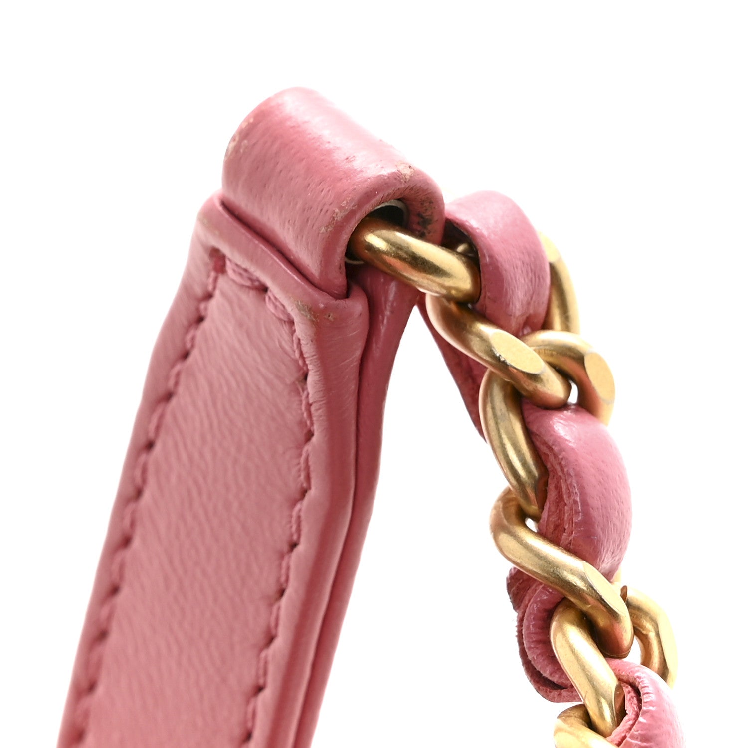 Lambskin Quilted Mini Crown Box Bag Pink