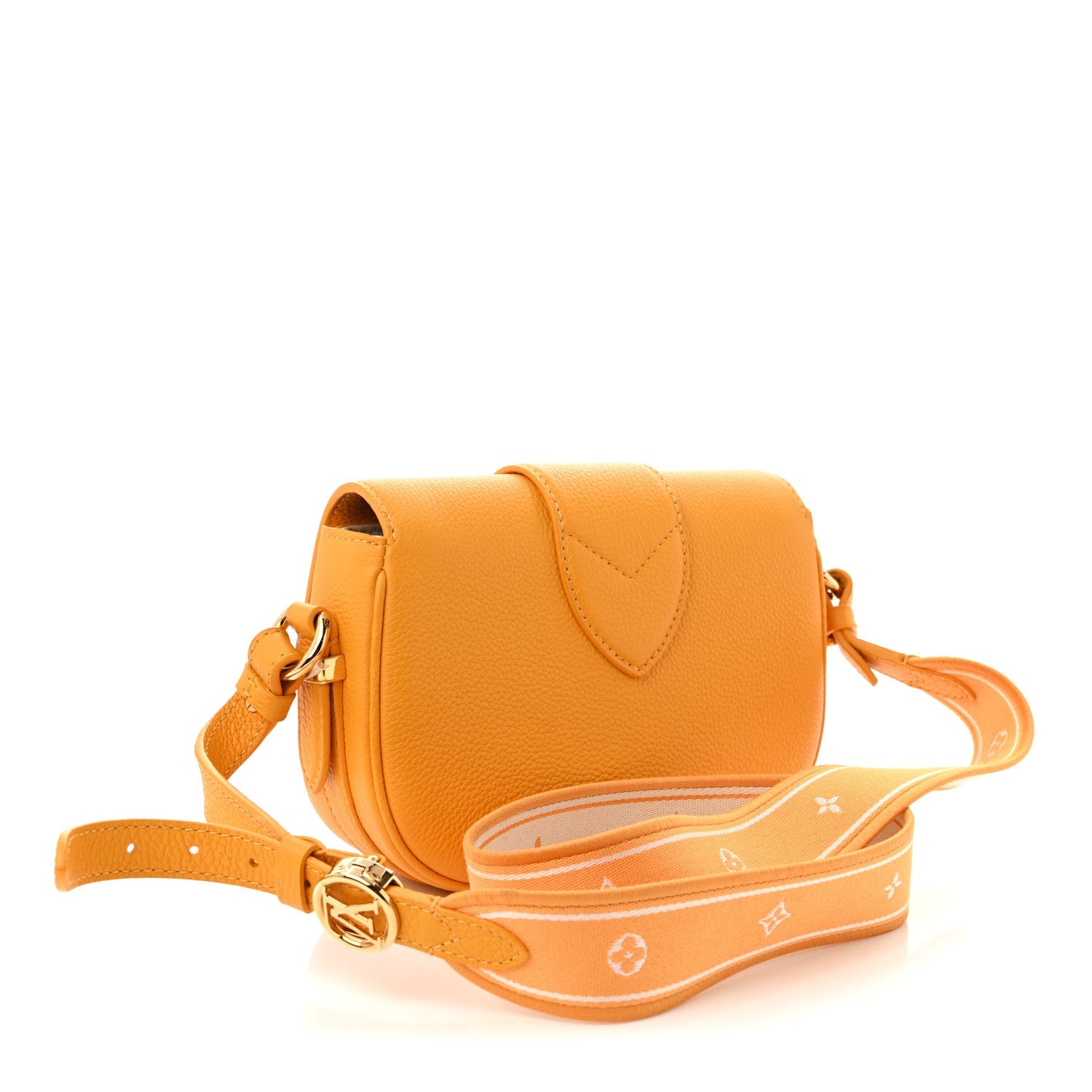 Grained Calfskin LV Pont 9 Soft PM Sunbeam