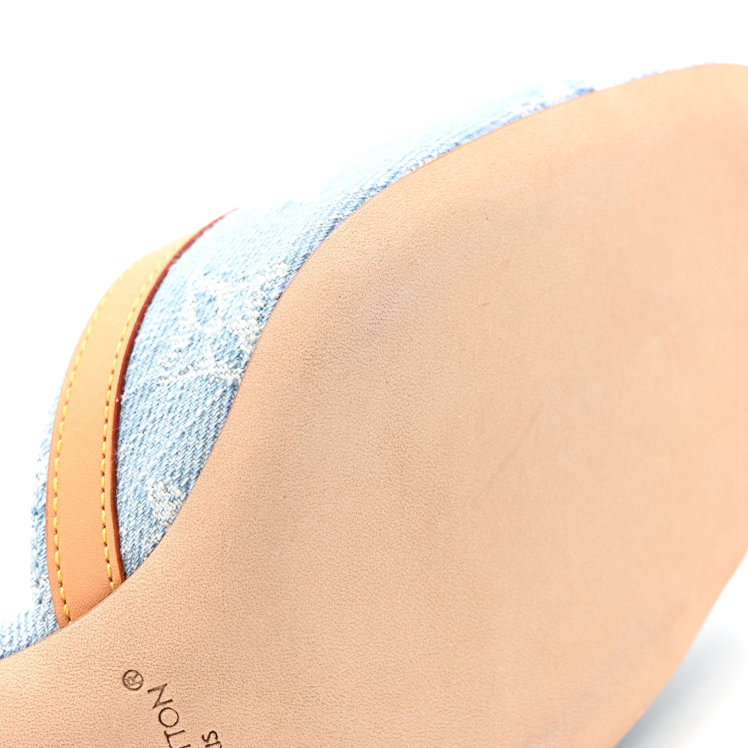 Denim Monogram Neo Revival Mules 39 Light Blue
