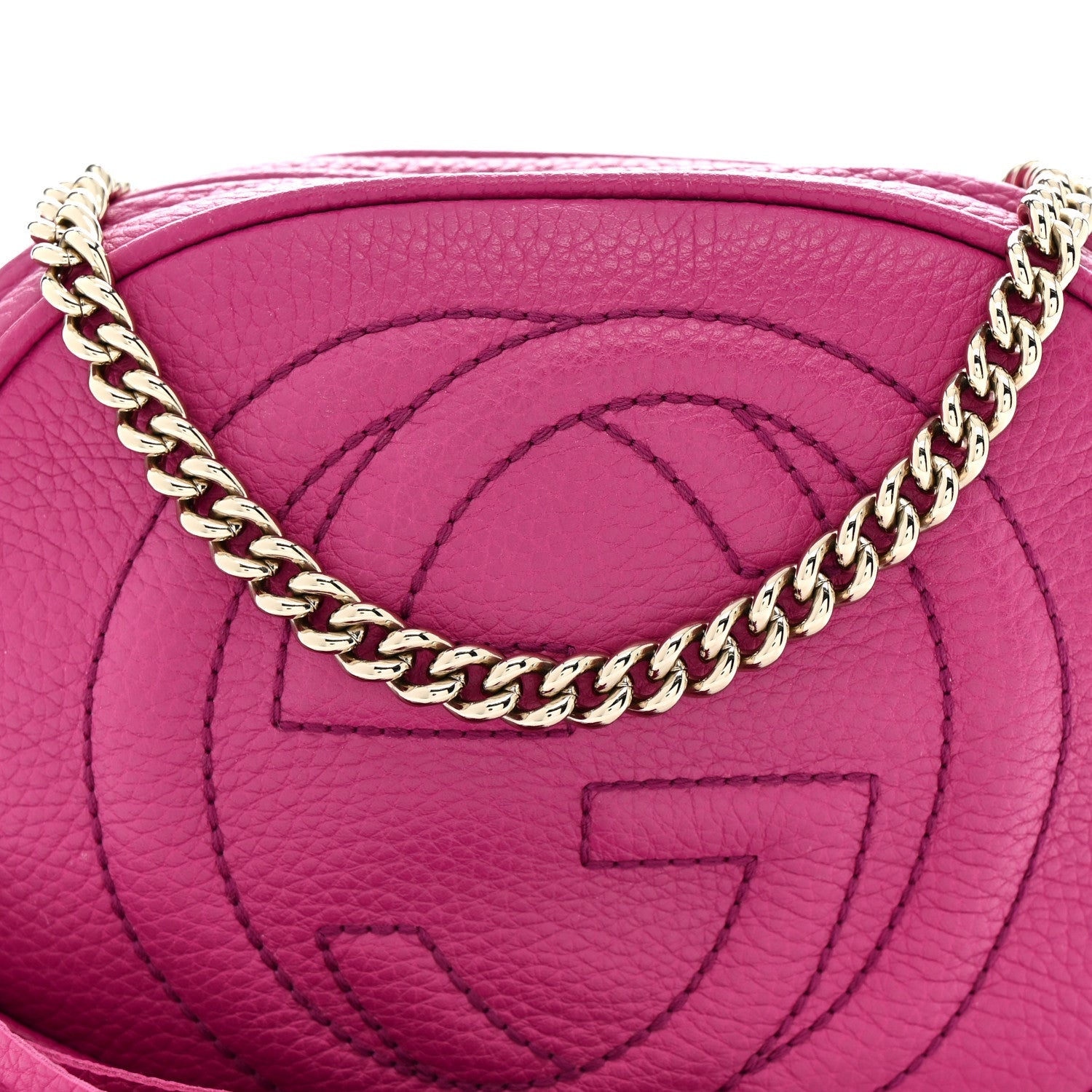 Cellarius Calfskin Mini Soho Chain Bag Bright Bouganville