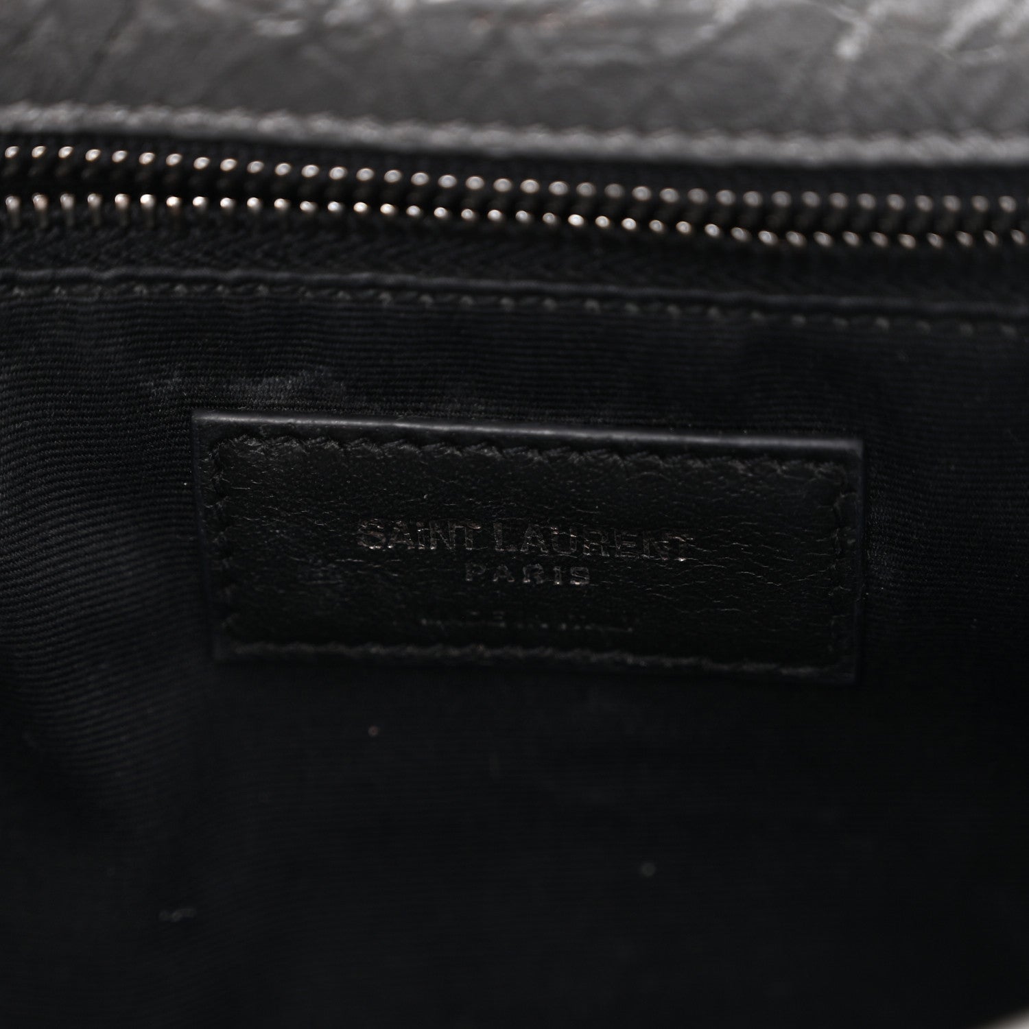 Crinkled Calfskin Matelasse Monogram Medium Niki Chain Satchel Fog