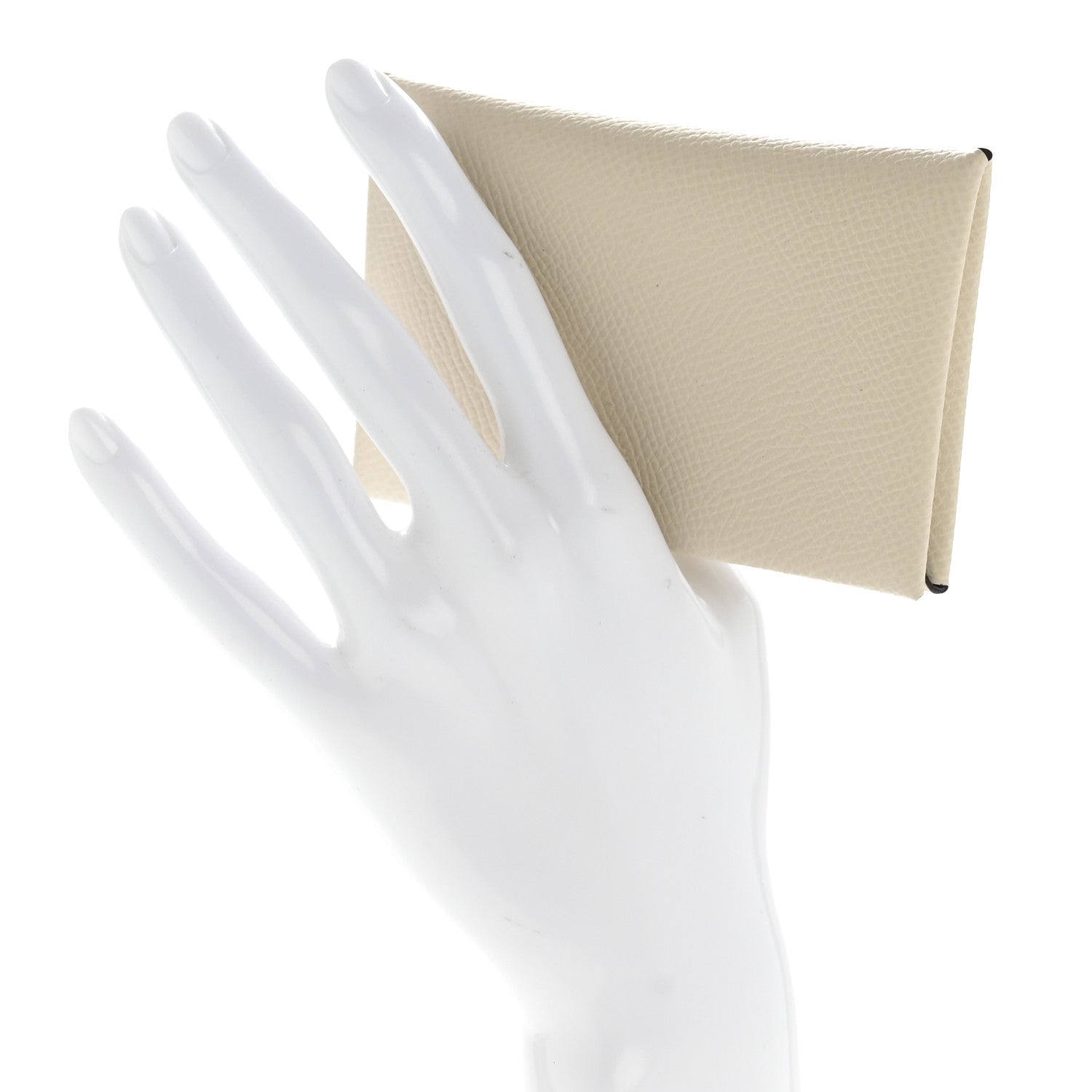 Epsom Horseshoe Calvi Card Case Craie