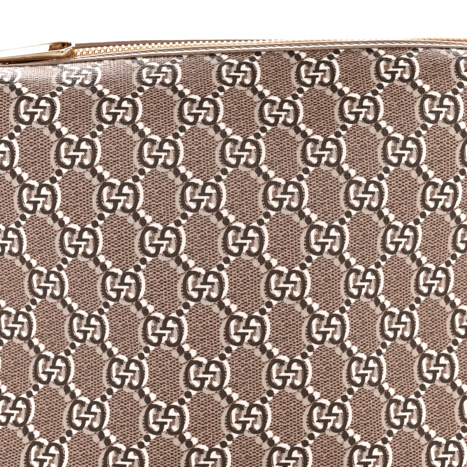 GG Shadow Monogram Super Mini Ophidia Shoulder Bag Taupe