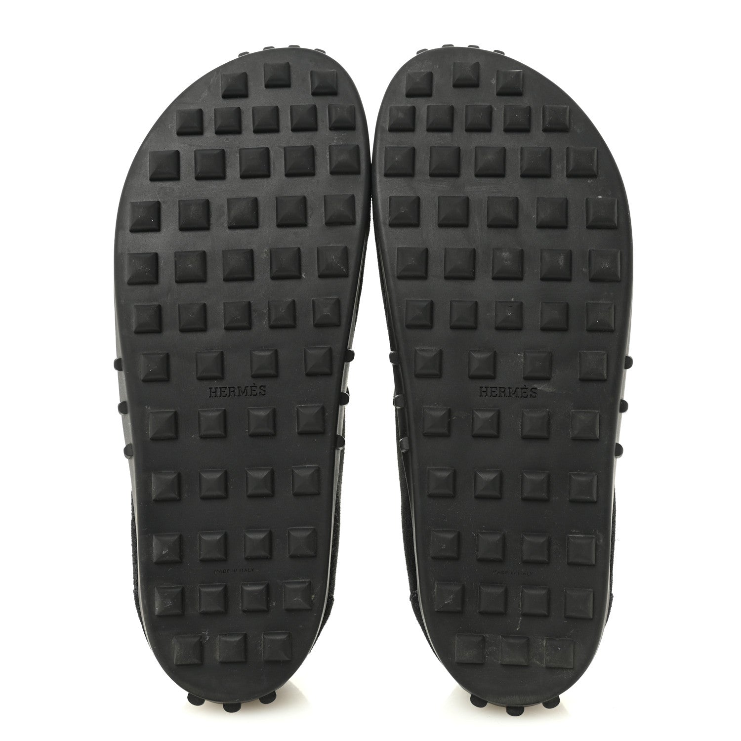 Suede Calfskin Womens Lazy Loafers 41 Black