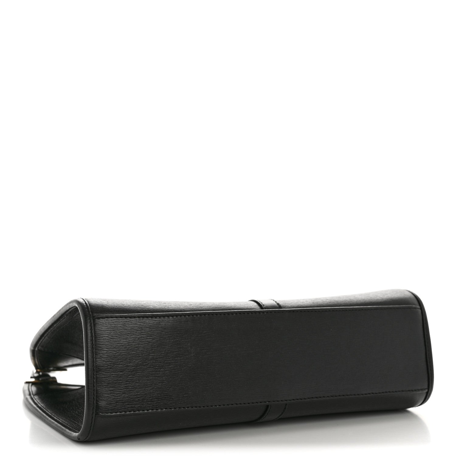 Calfskin Bardot Hobo Black