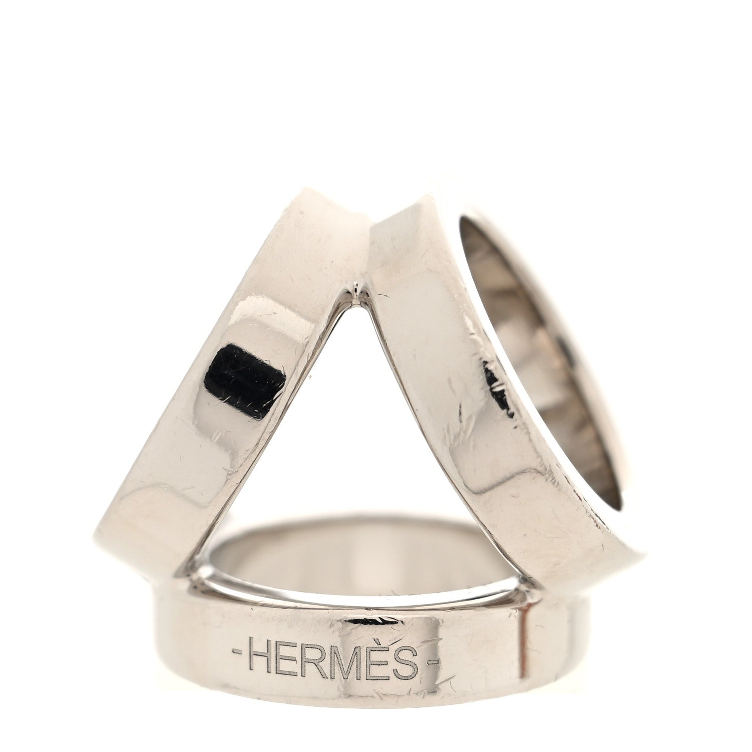 Palladium Trio Mini Scarf Ring