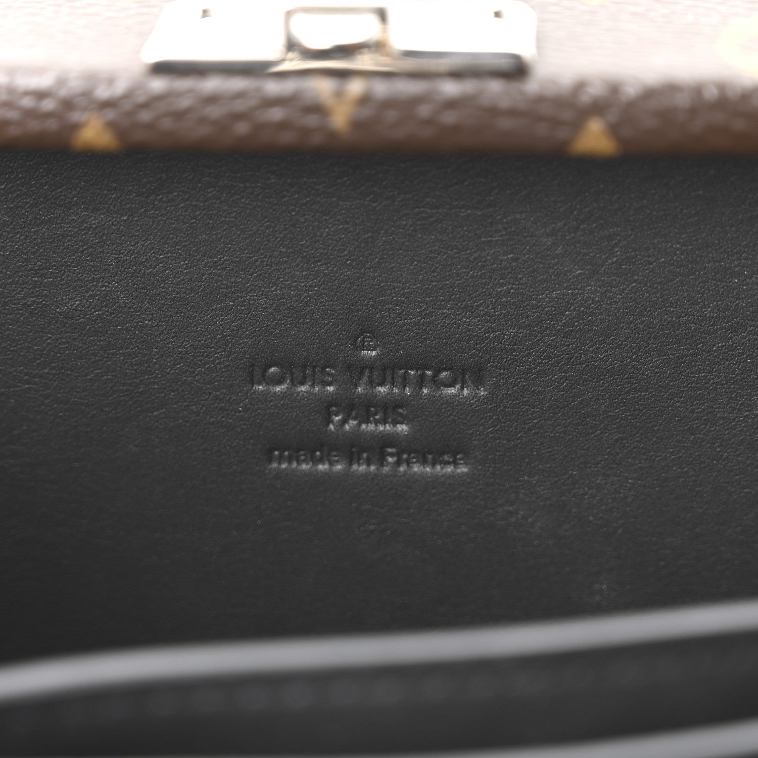 Monogram Wallet Trunk Black