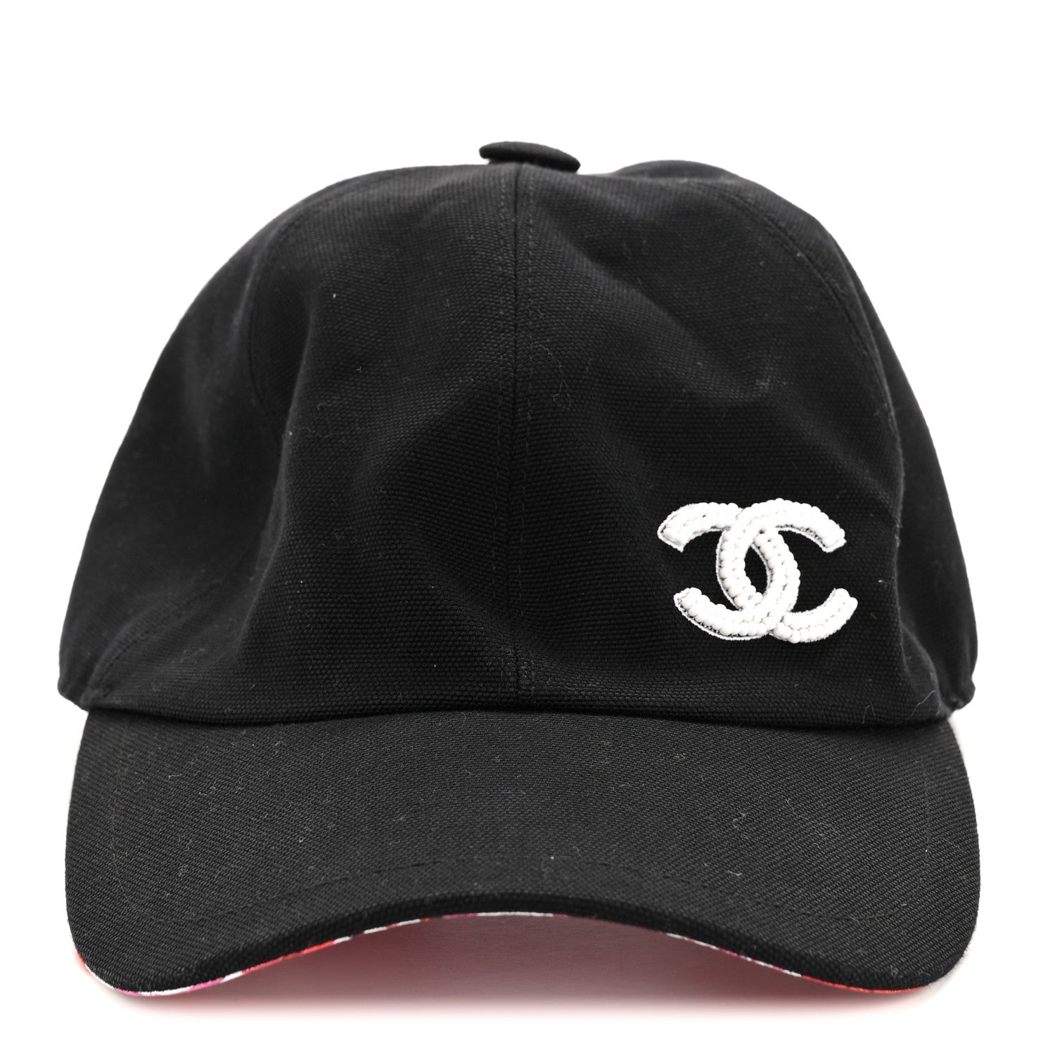 Cotton Beaded CC Cap Hat Black