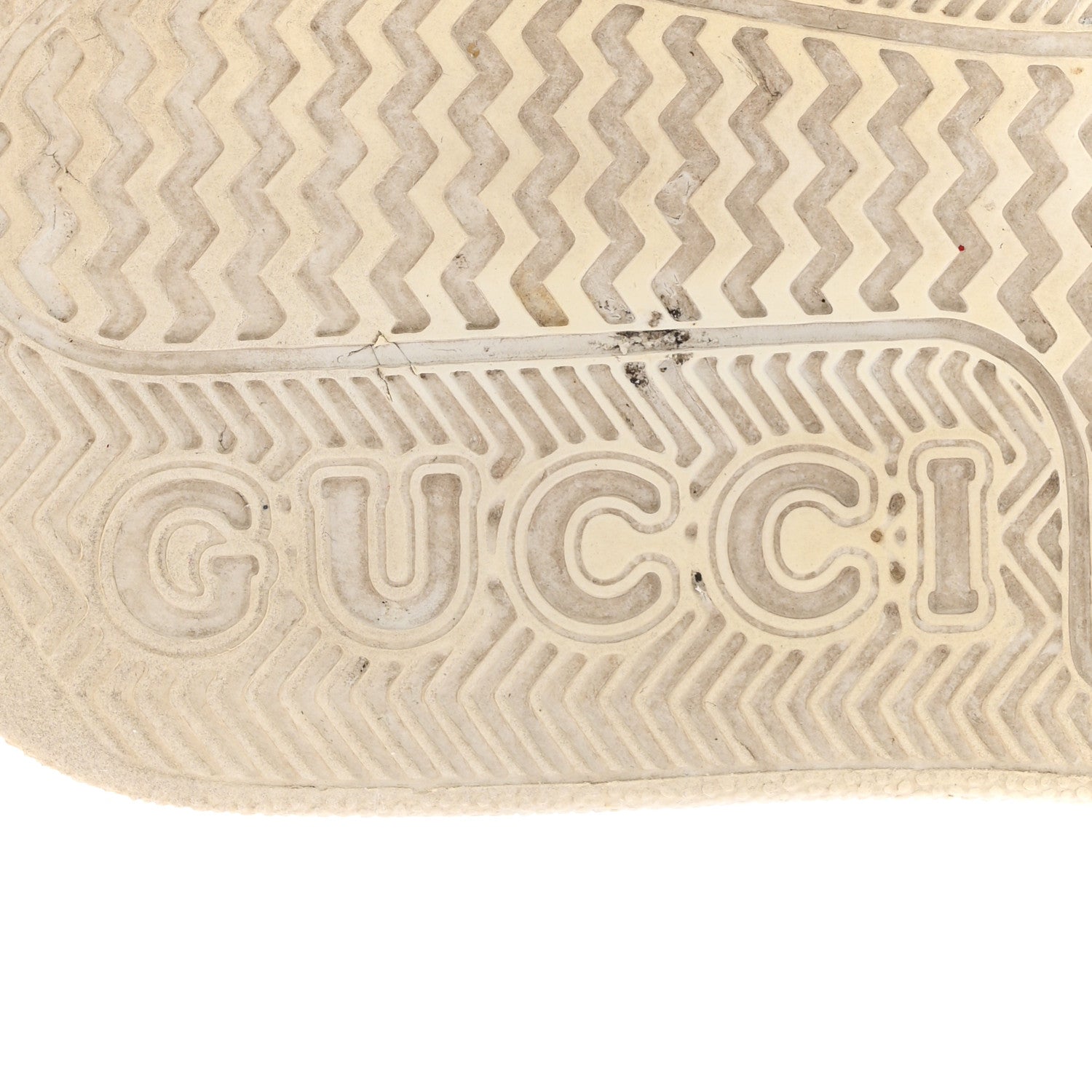 Calfskin GG Tennis Embossed Perforated Womens Platform 55mm Sneakers 37 Great White