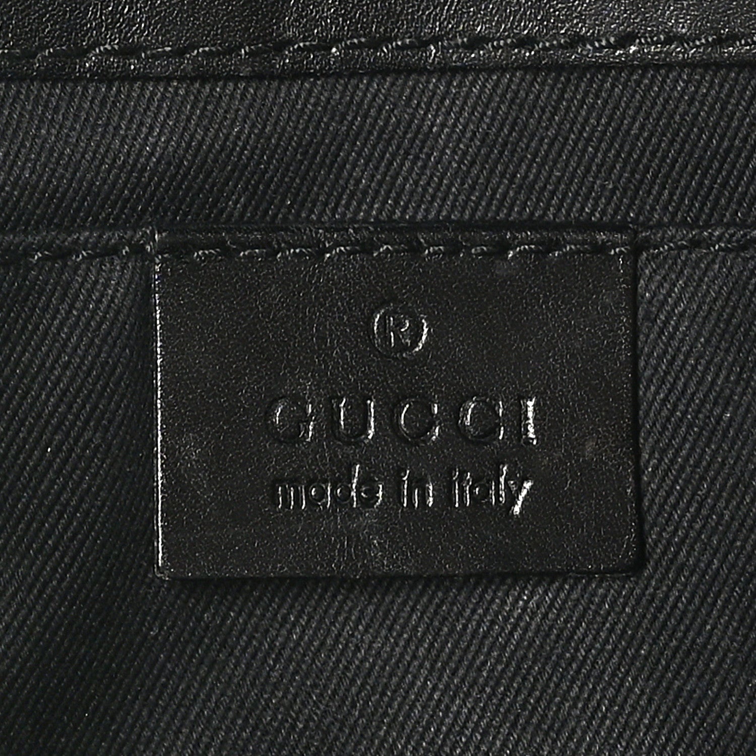 Monogram Studded Horsebit Clutch Black
