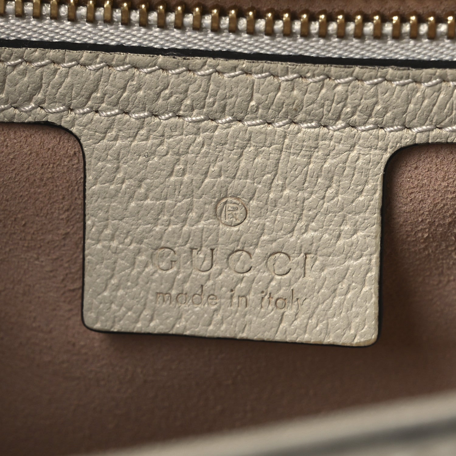 Textured Calfskin Small Ophidia Flap Messenger Bag Mystic White