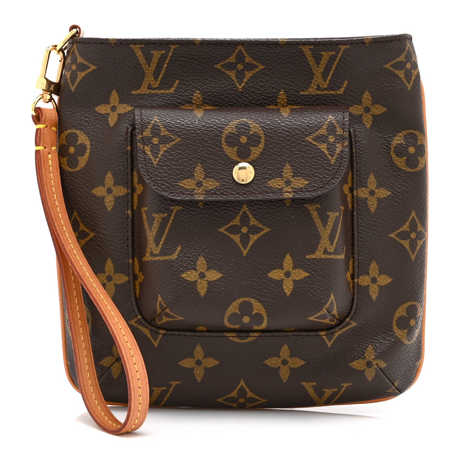 Monogram Partition Wristlet