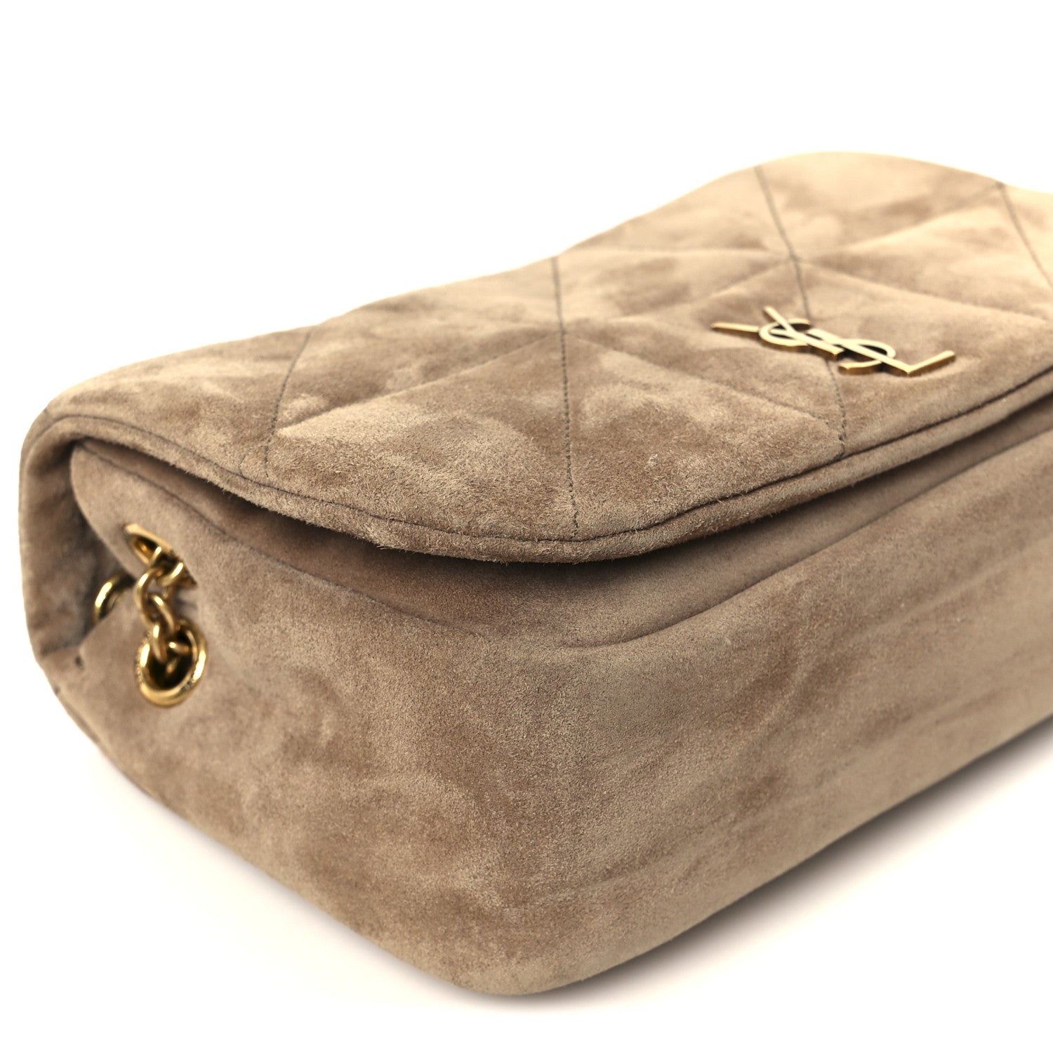 Suede Matelasse Monogram Mini Jamie 4.3 Whisper Pink