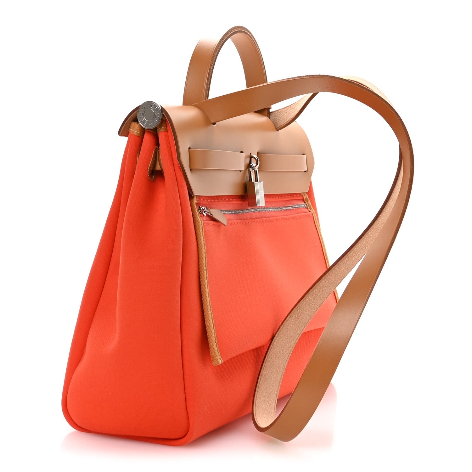Vache Hunter Toile Herbag Zip Retourne 31 PM Orange Mecano Fauve