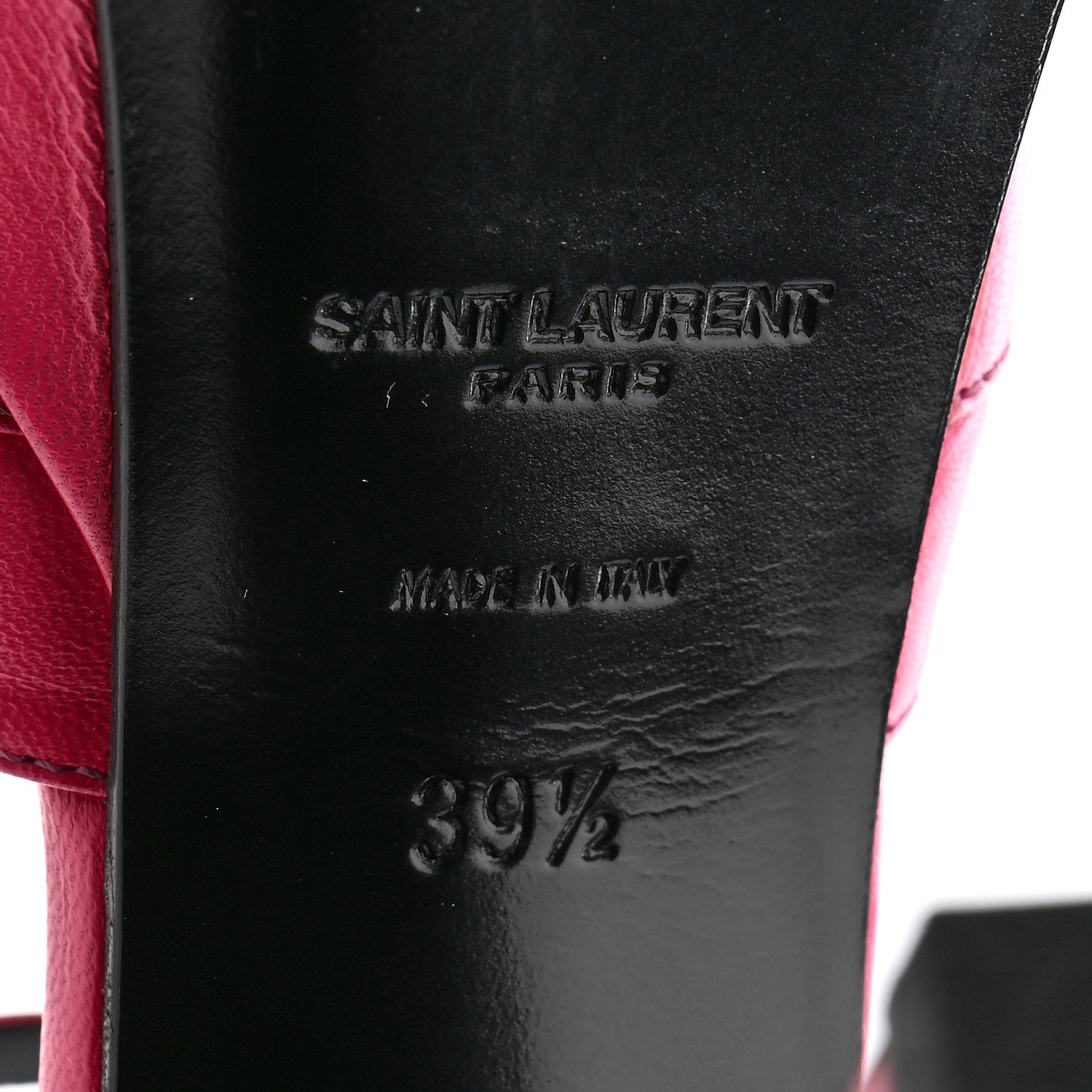 Goatskin Candy 80 Platform Sandals 39.5 Bubblegum