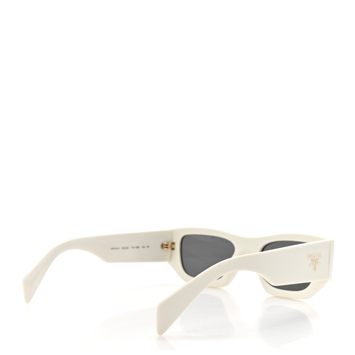 Acetate Pillow Sunglasses SPR A01 White