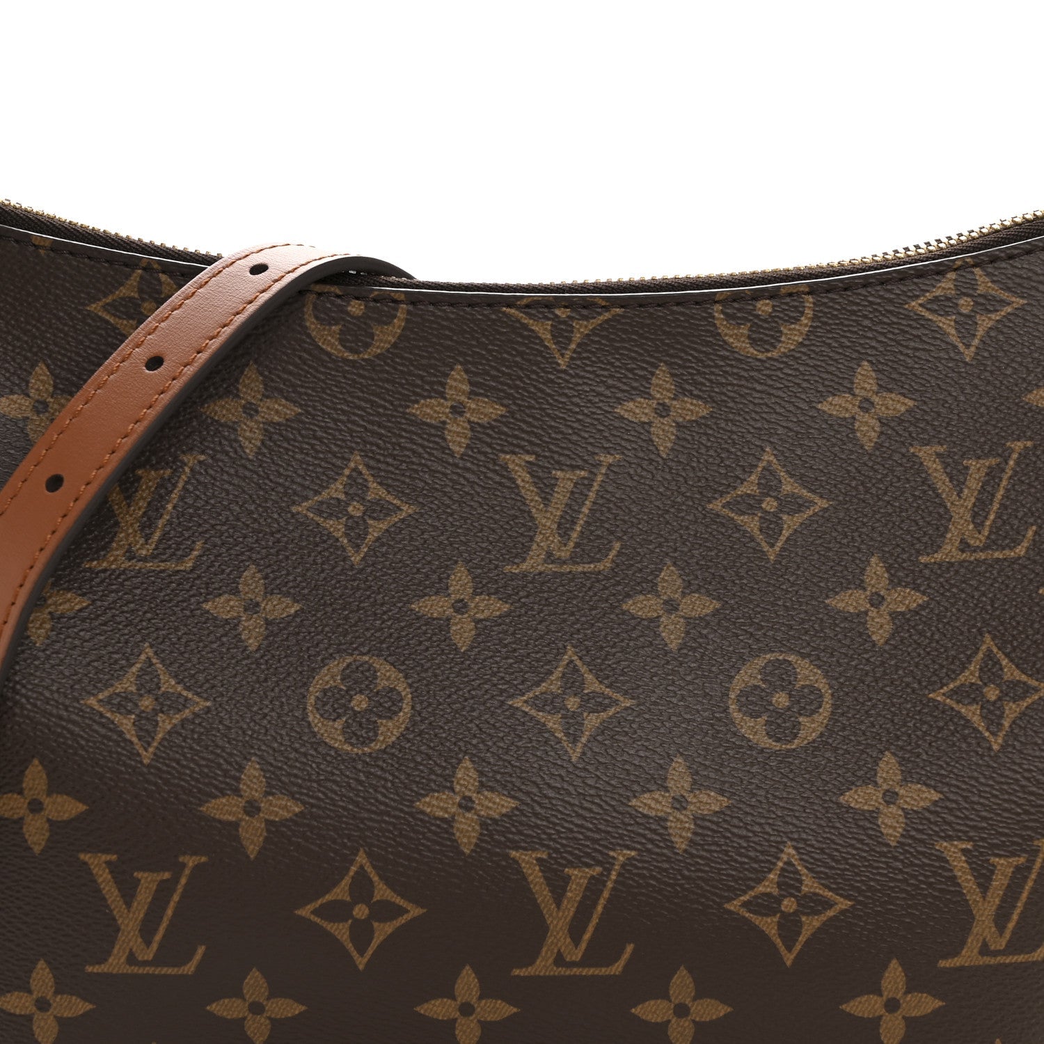 Reverse Monogram Loop Hobo