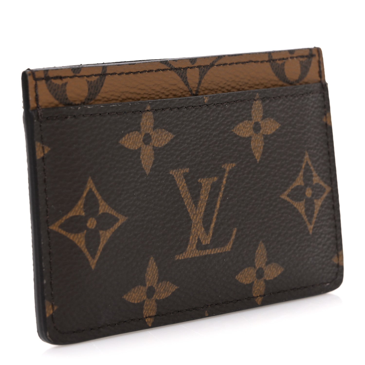 Reverse Monogram Card Holder
