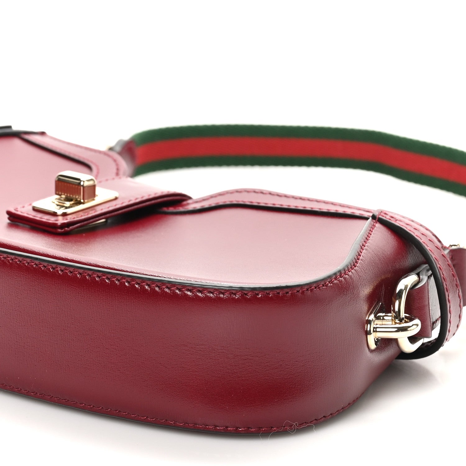 Boarded Dyana Lux Mini Moon Side Shoulder Bag Rosso Ancora