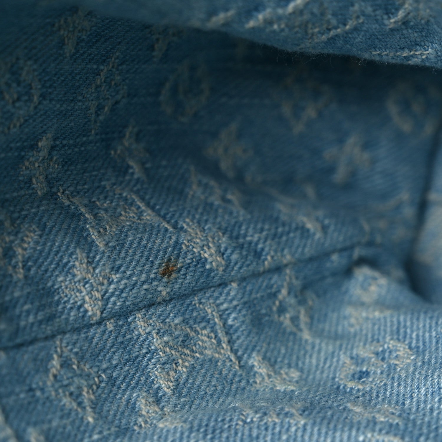 Monogram Washed Denim Let Go PM Sky Blue