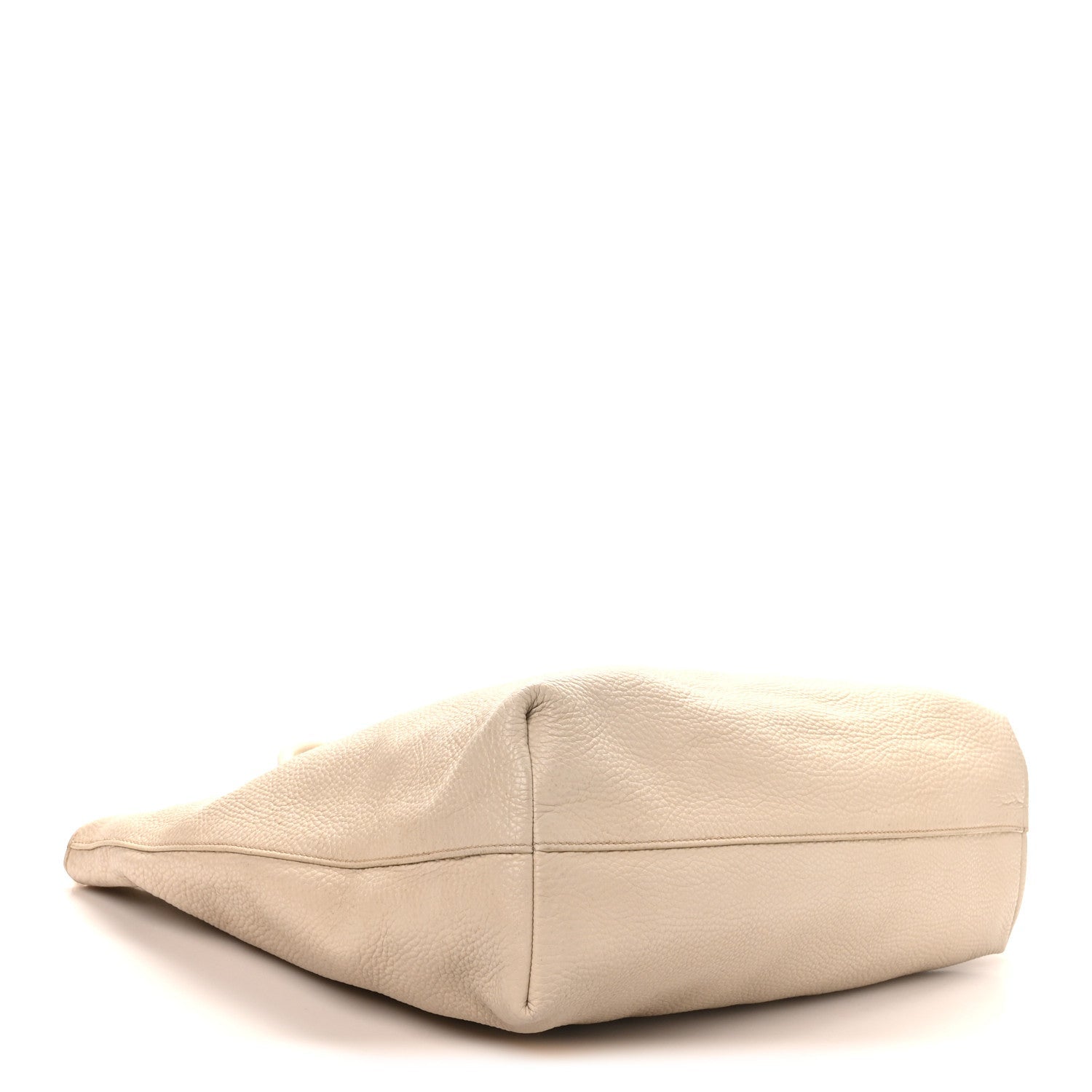 Vitello Daino Shopping Tote Sabbia