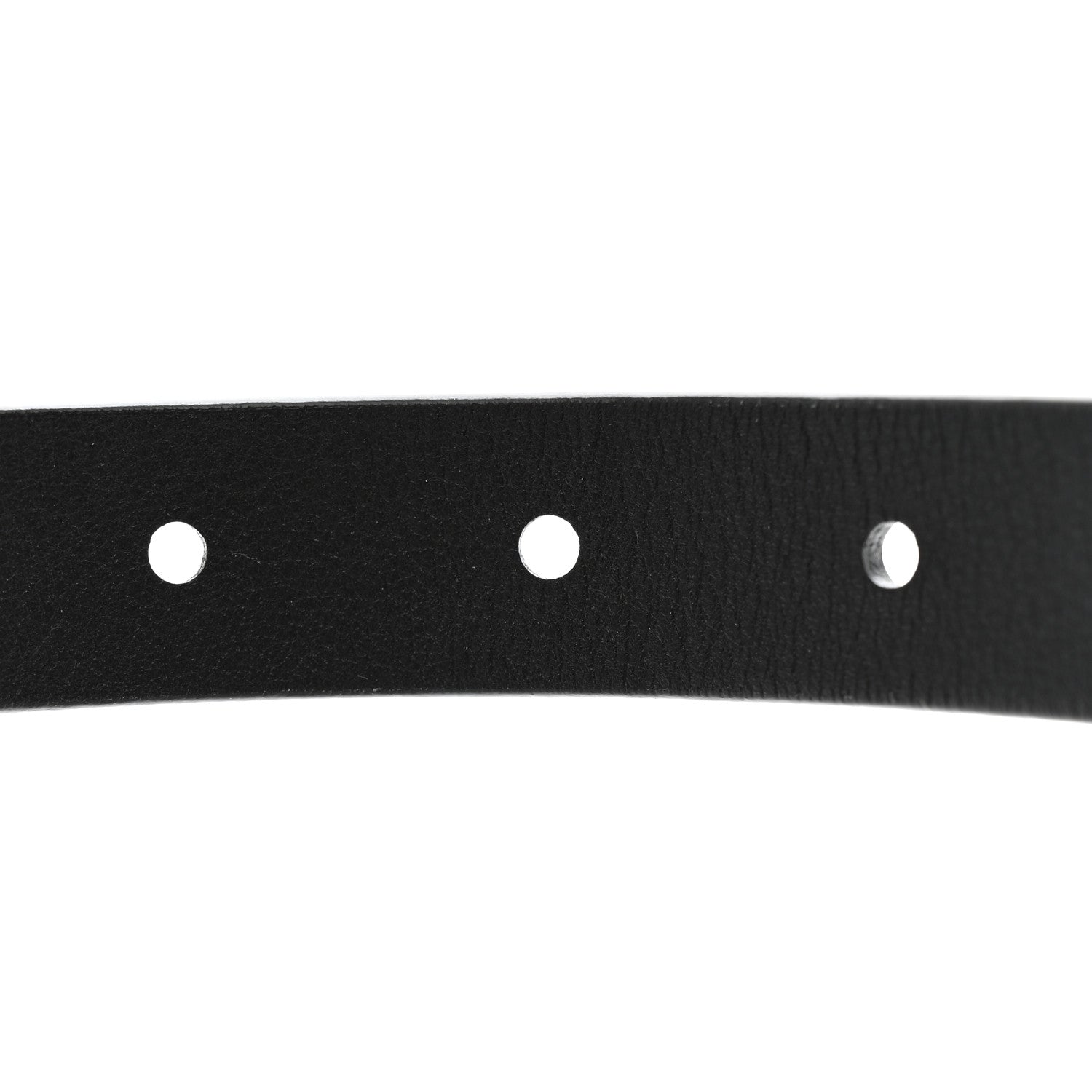Calfskin Embossed LV Initiales 20mm Belt 75 30 Black