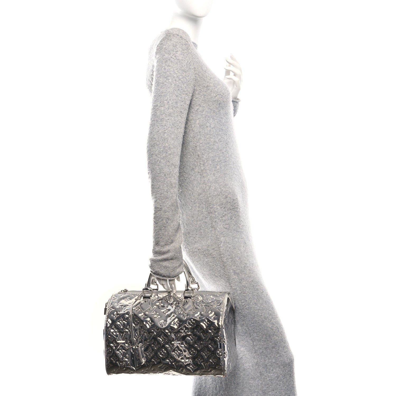 Monogram Miroir Speedy 30 Silver