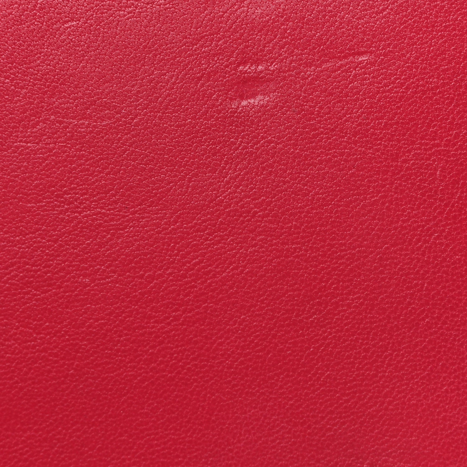 Sheepskin Chevron Quilted Vintage Mademoiselle Wallet On Chain WOC Dark Pink