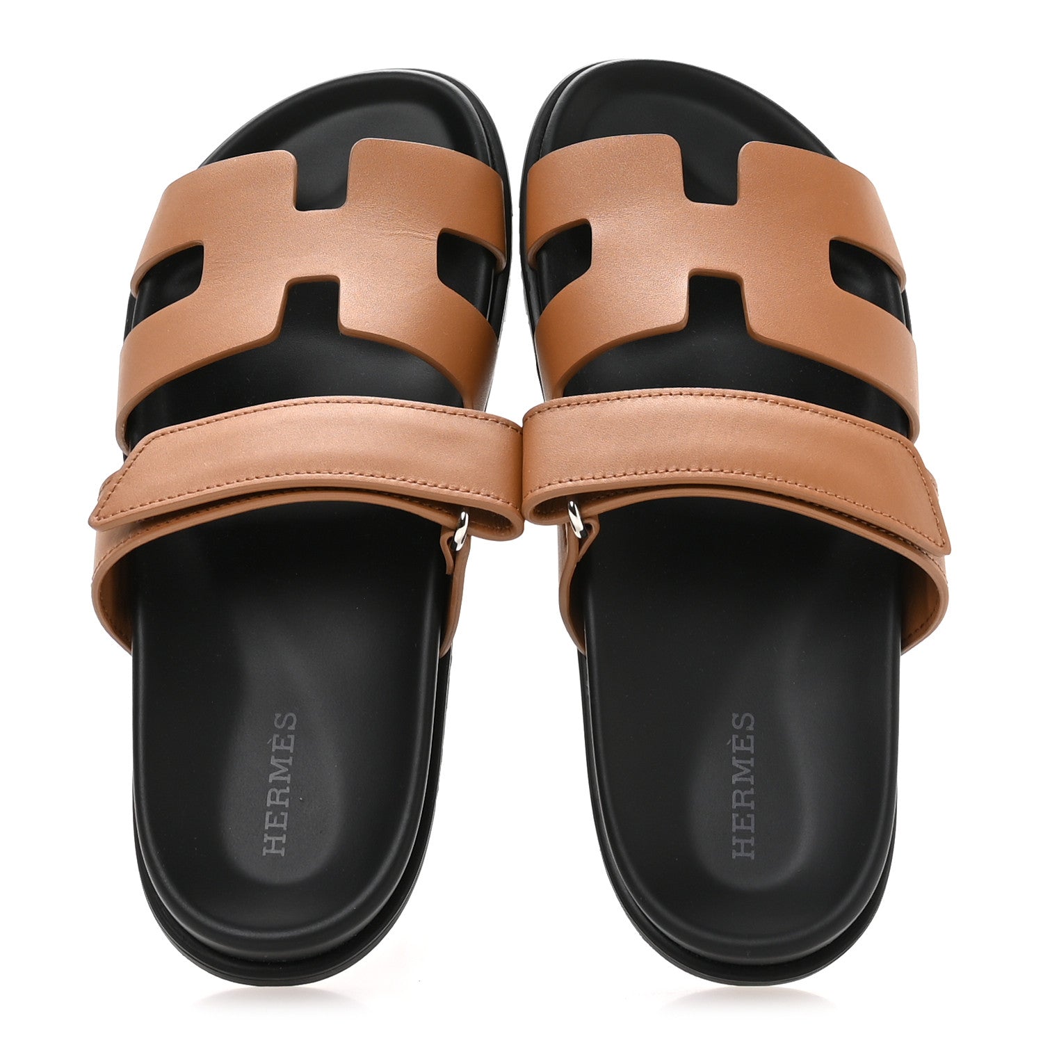 Calfskin Womens Chypre Sandals 36 Naturel
