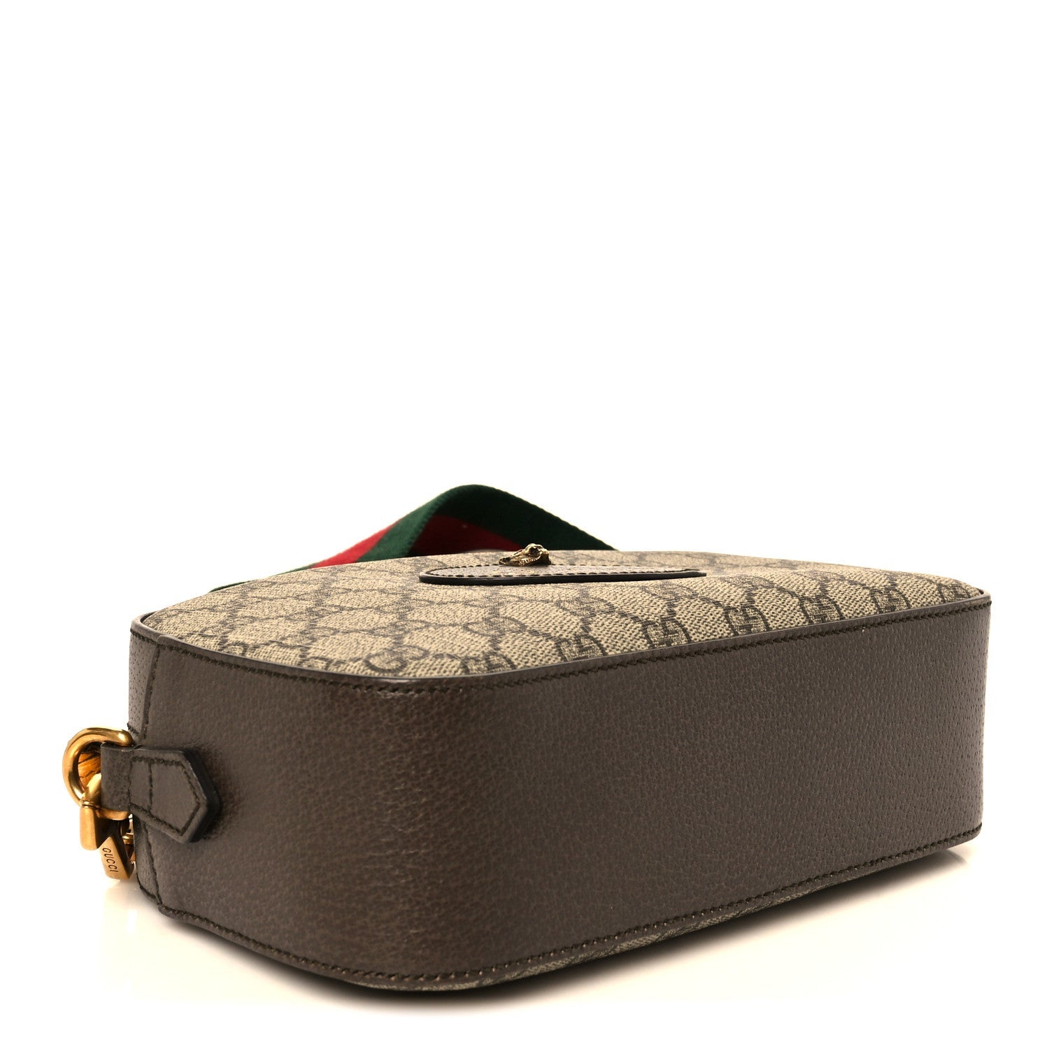 GG Supreme Monogram Web Neo Vintage Shoulder Bag Beige New Acero Crop