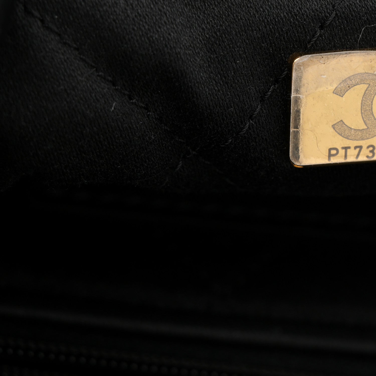 Shiny Calfskin Quilted Small Chanel 22 Black