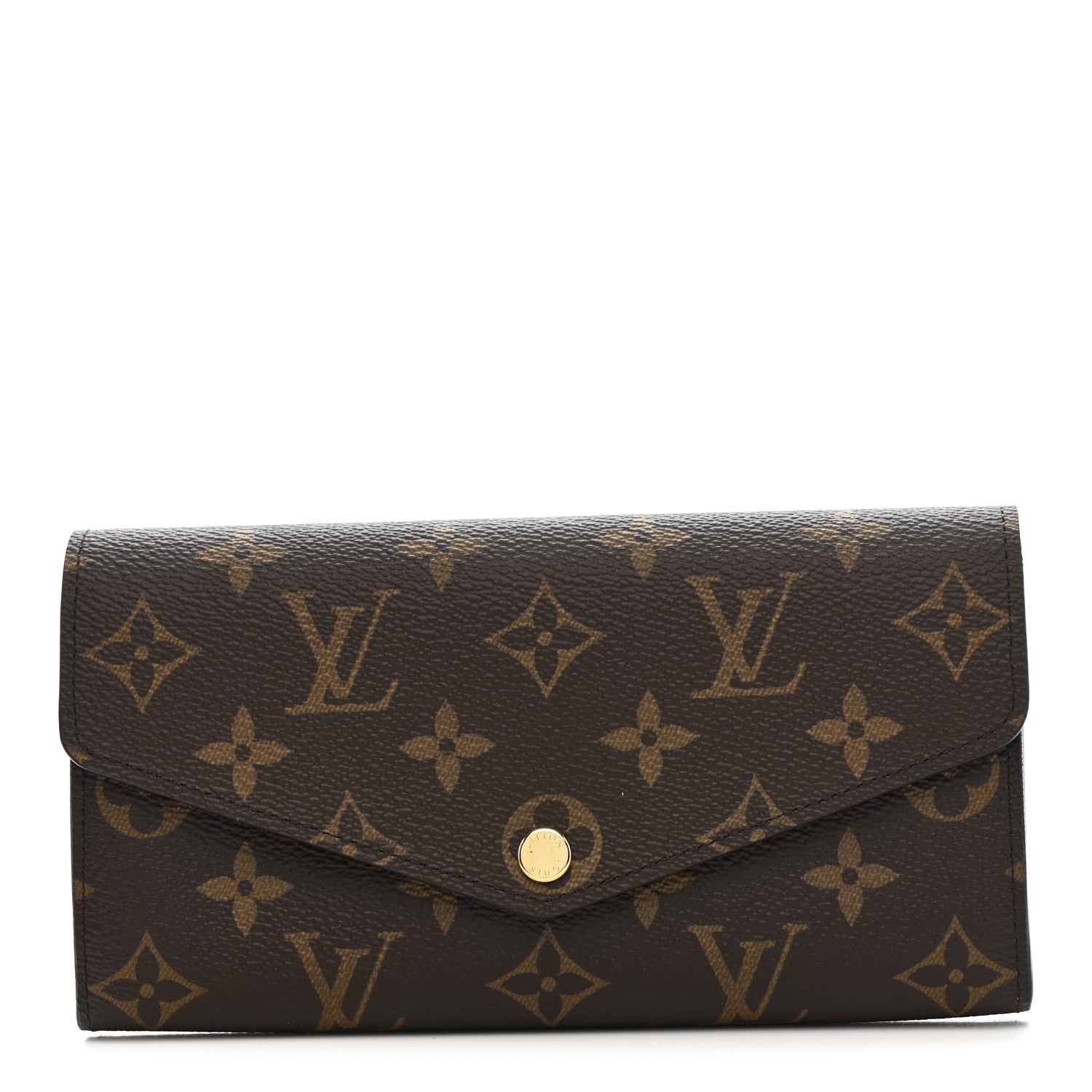 Monogram Sarah Wallet NM Coquelicot