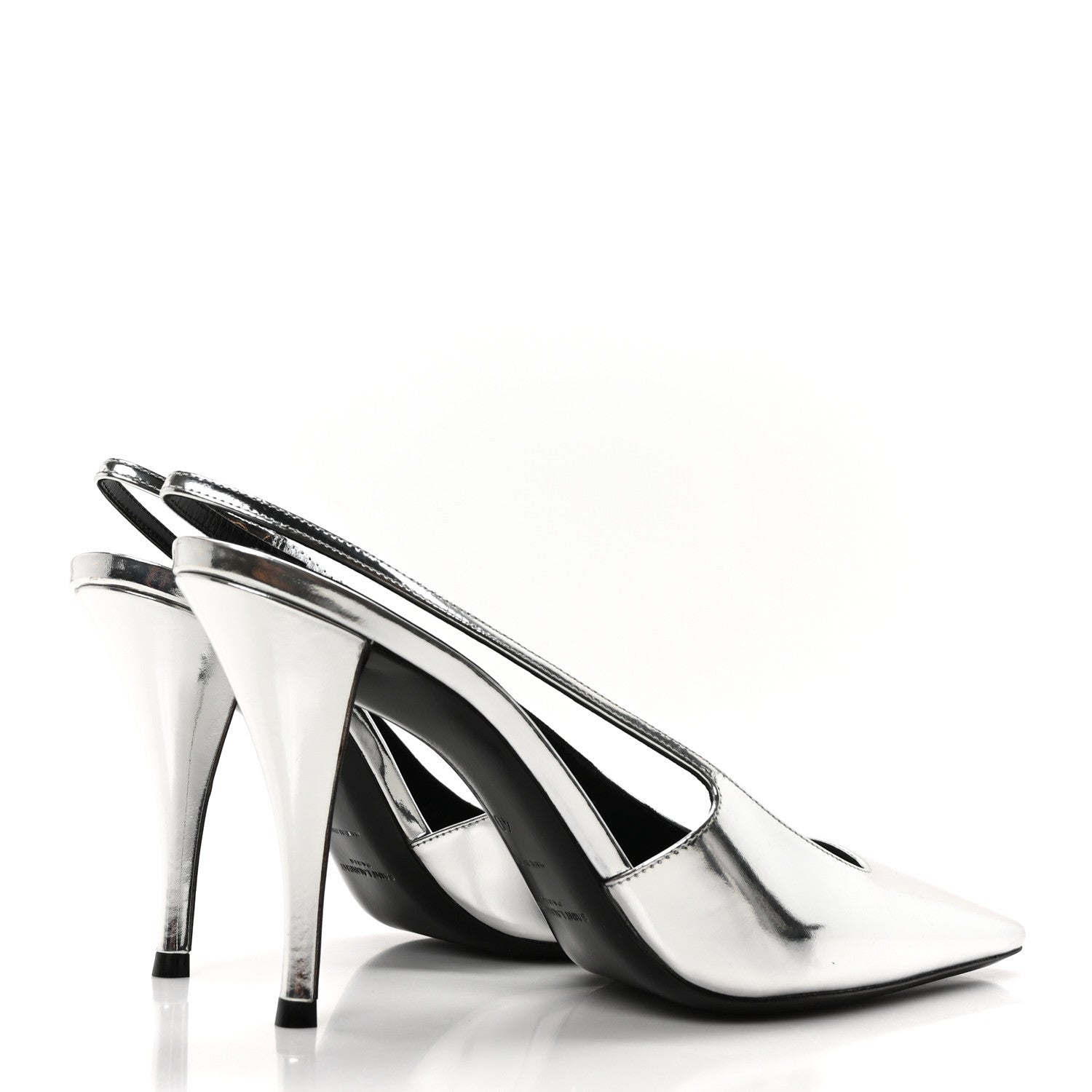 Patent Tom 90 Dream Slingback Pumps 40 Argento