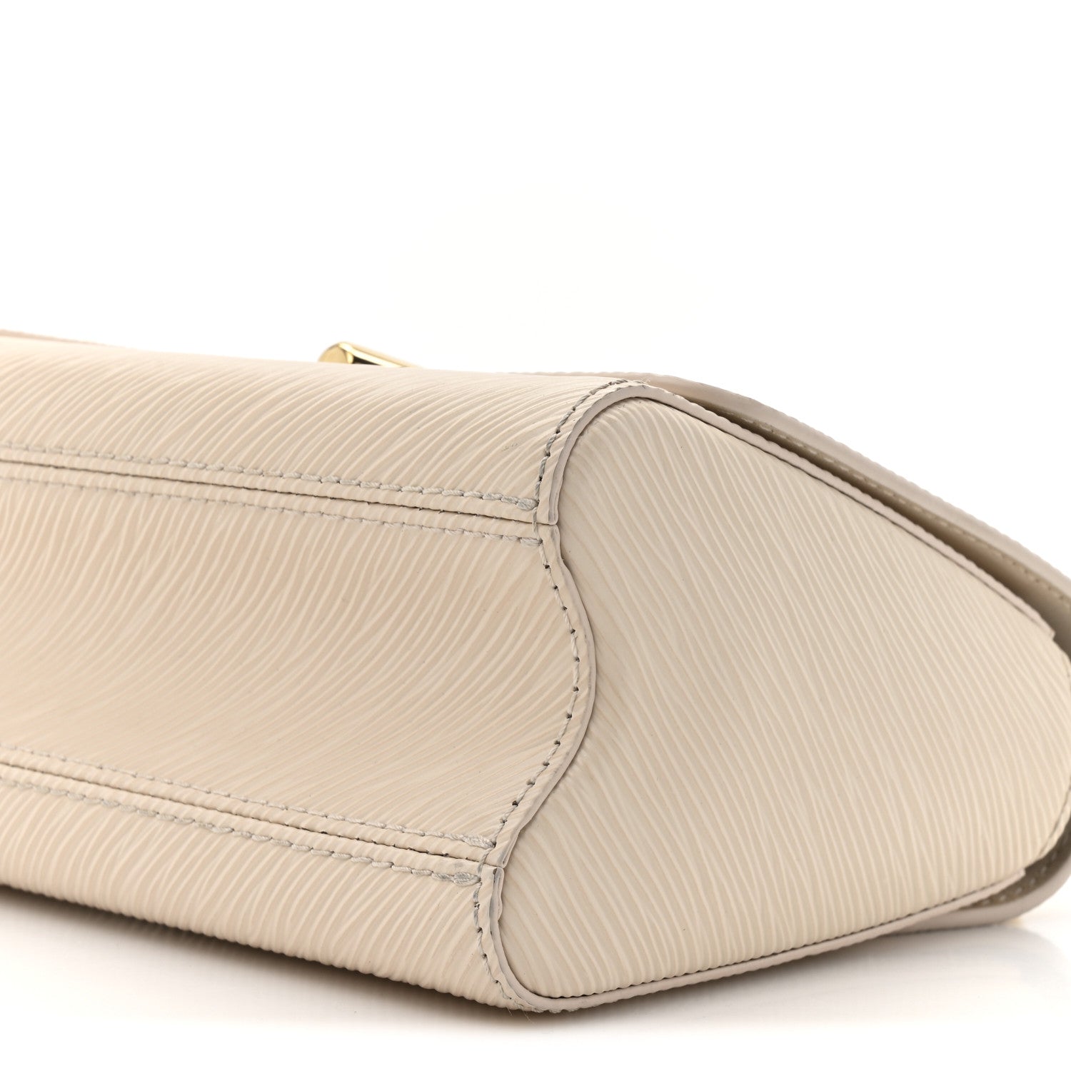 Epi Twist Braided Chain Shoulder Bag PM Quartz White