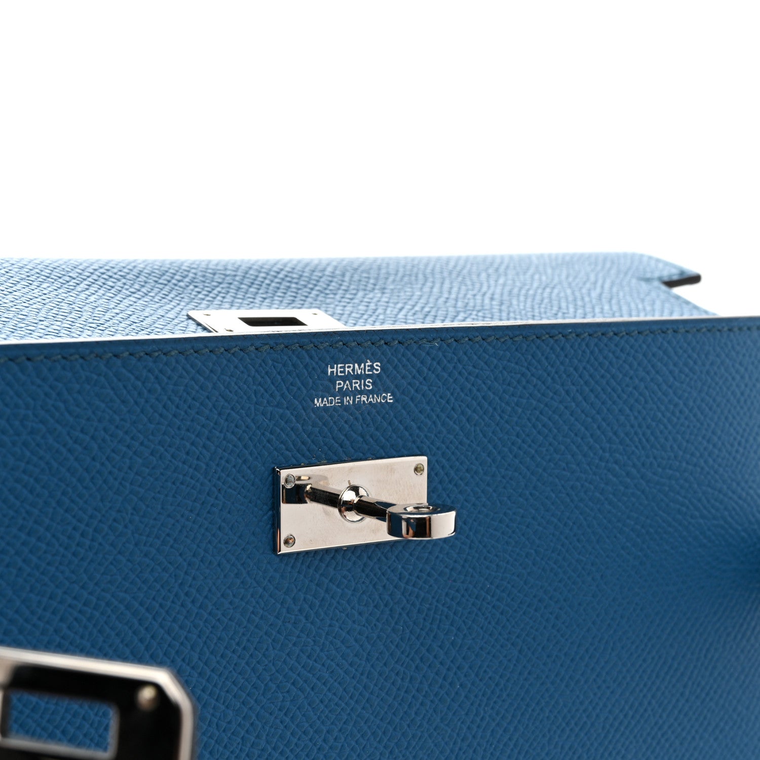 Epsom Kelly Longue Wallet Bleu Izmir