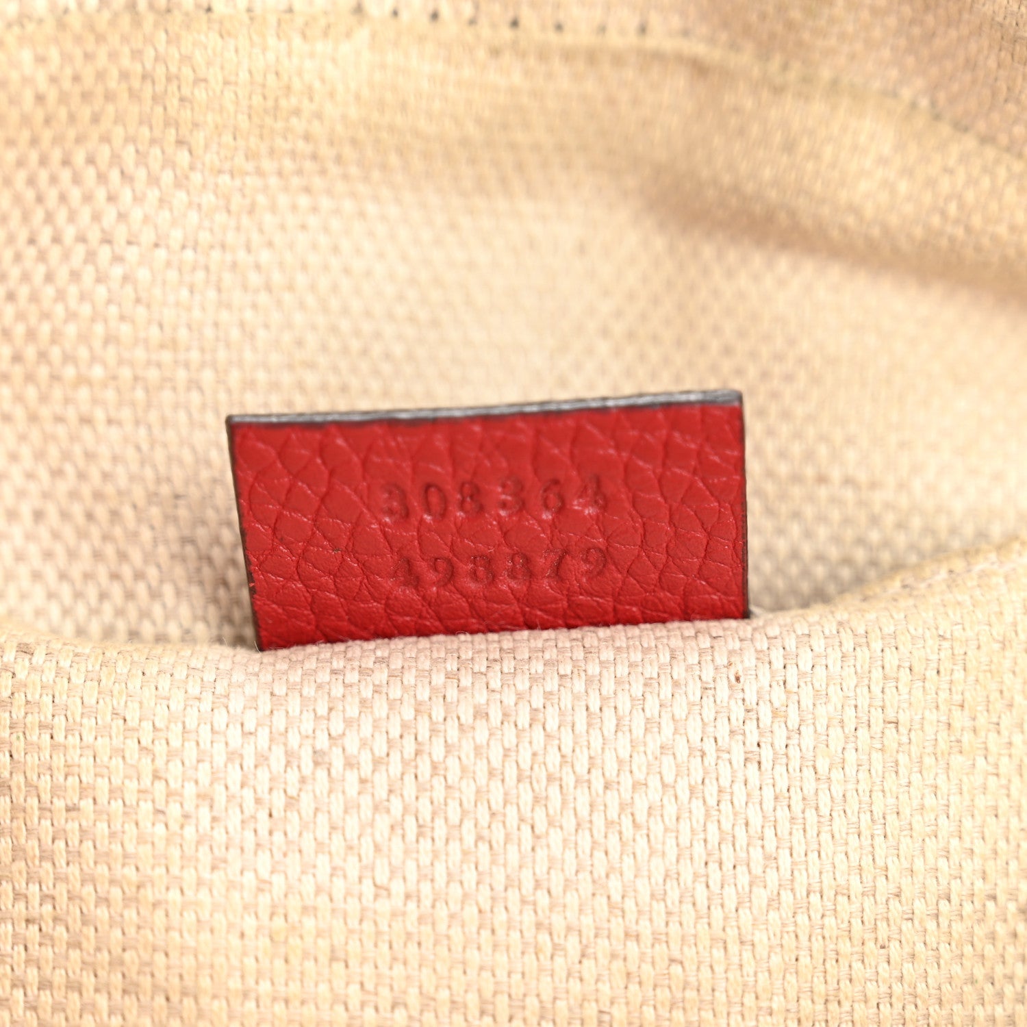 Pebbled Calfskin Small Soho Disco Bag Tabasco Red