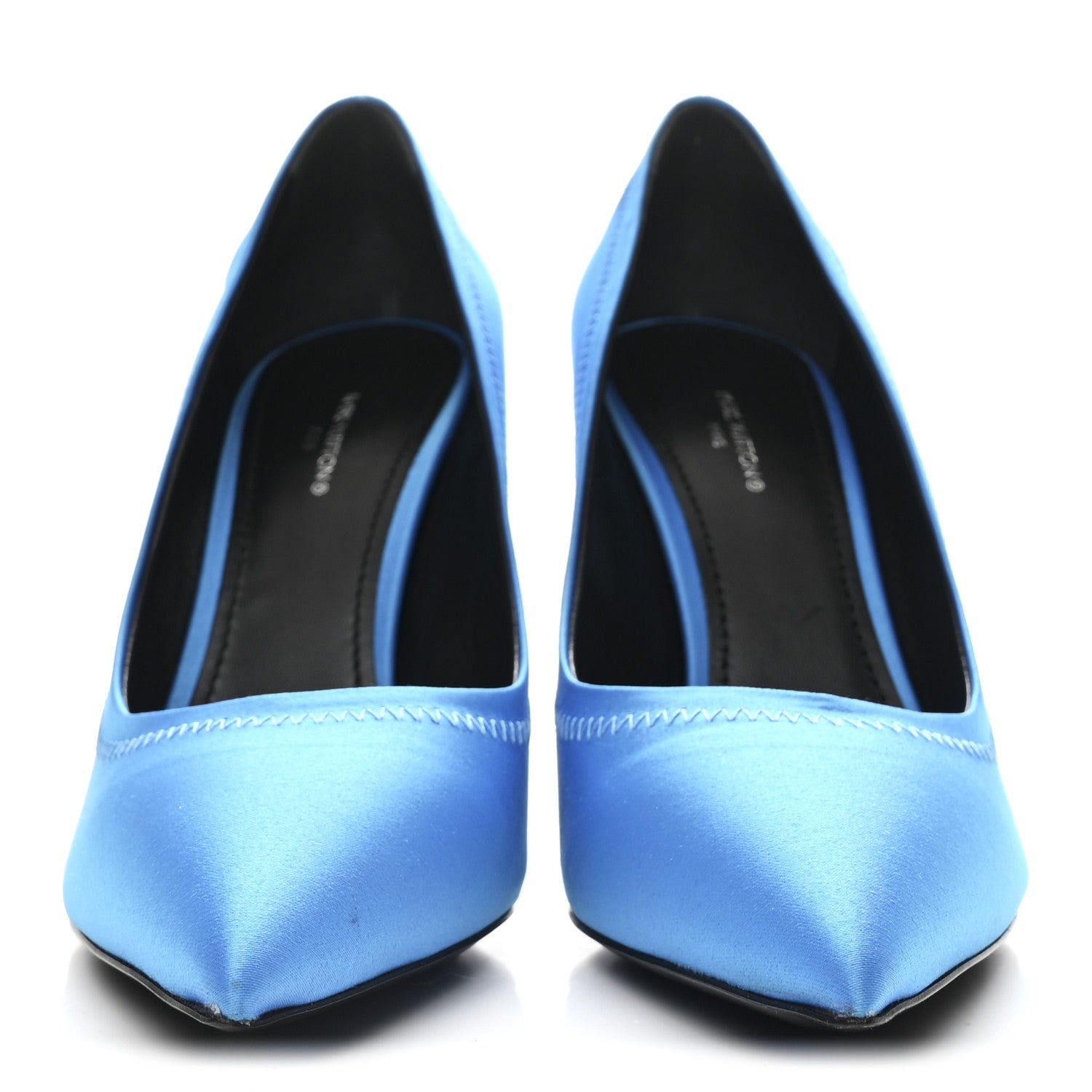 Satin Archlight Pumps 38.5 Blue