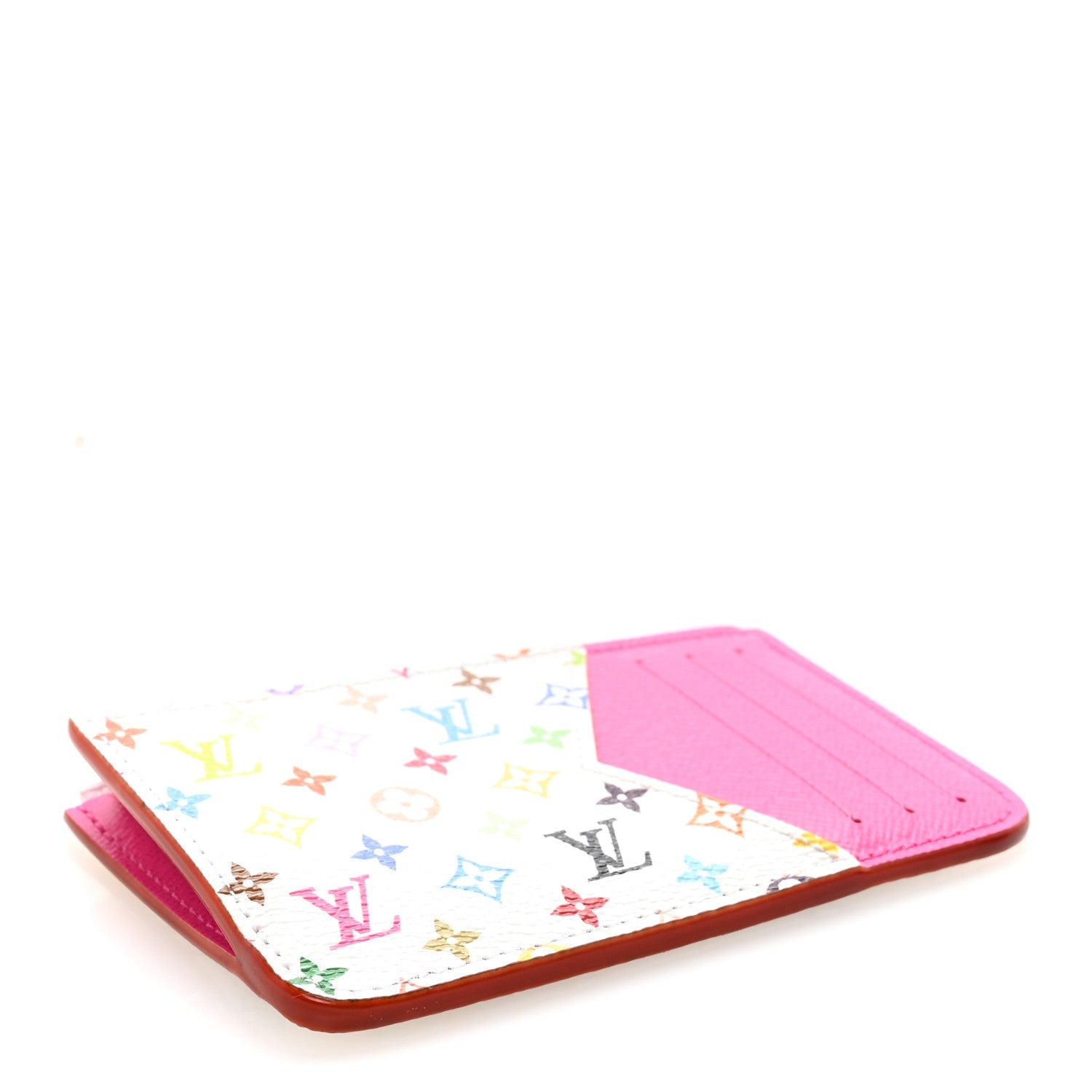LV X TM Monogram Romy Card Holder Kawaii Pink