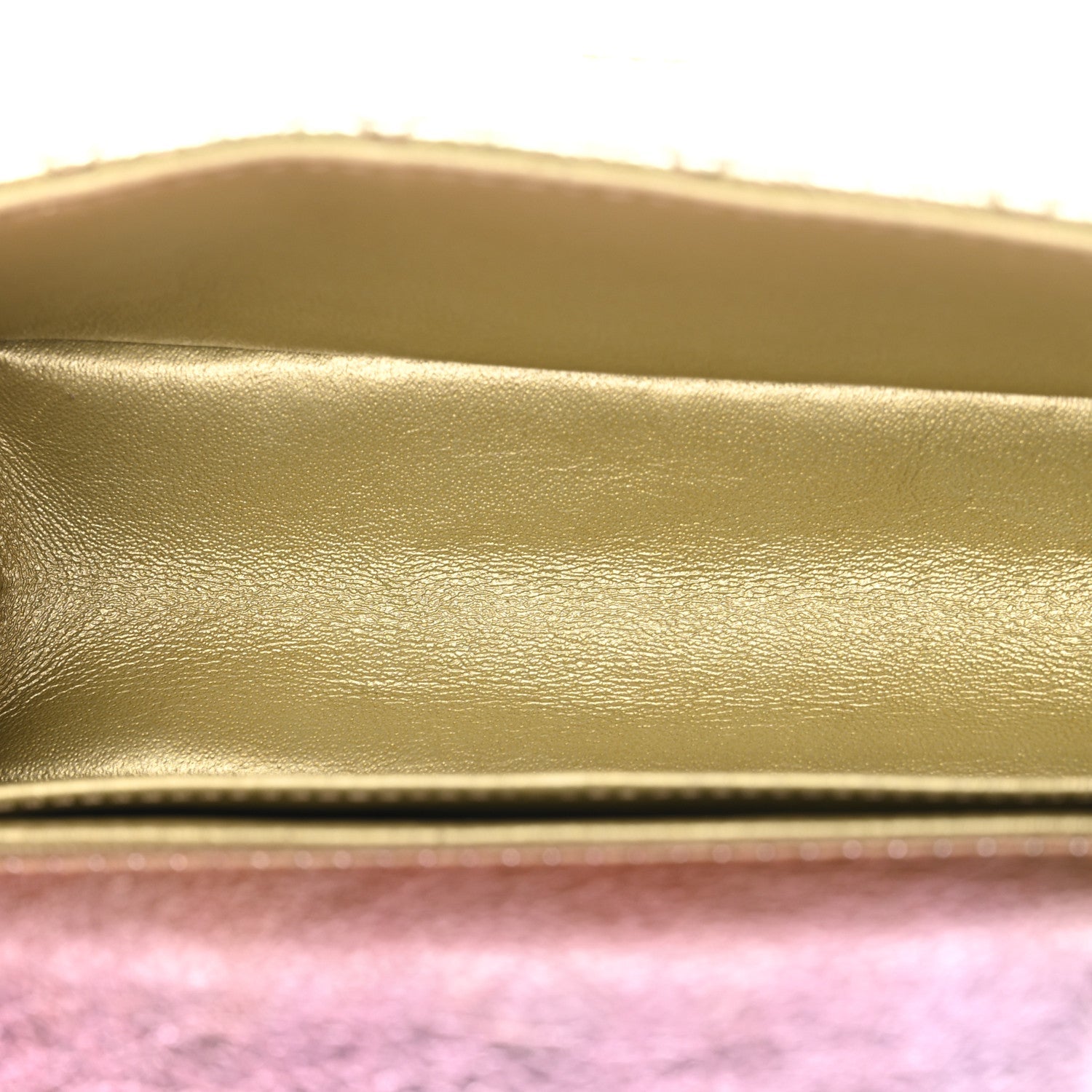 Metallic Goatskin Quilted Mini 2.55 Reissue Flap Multicolor